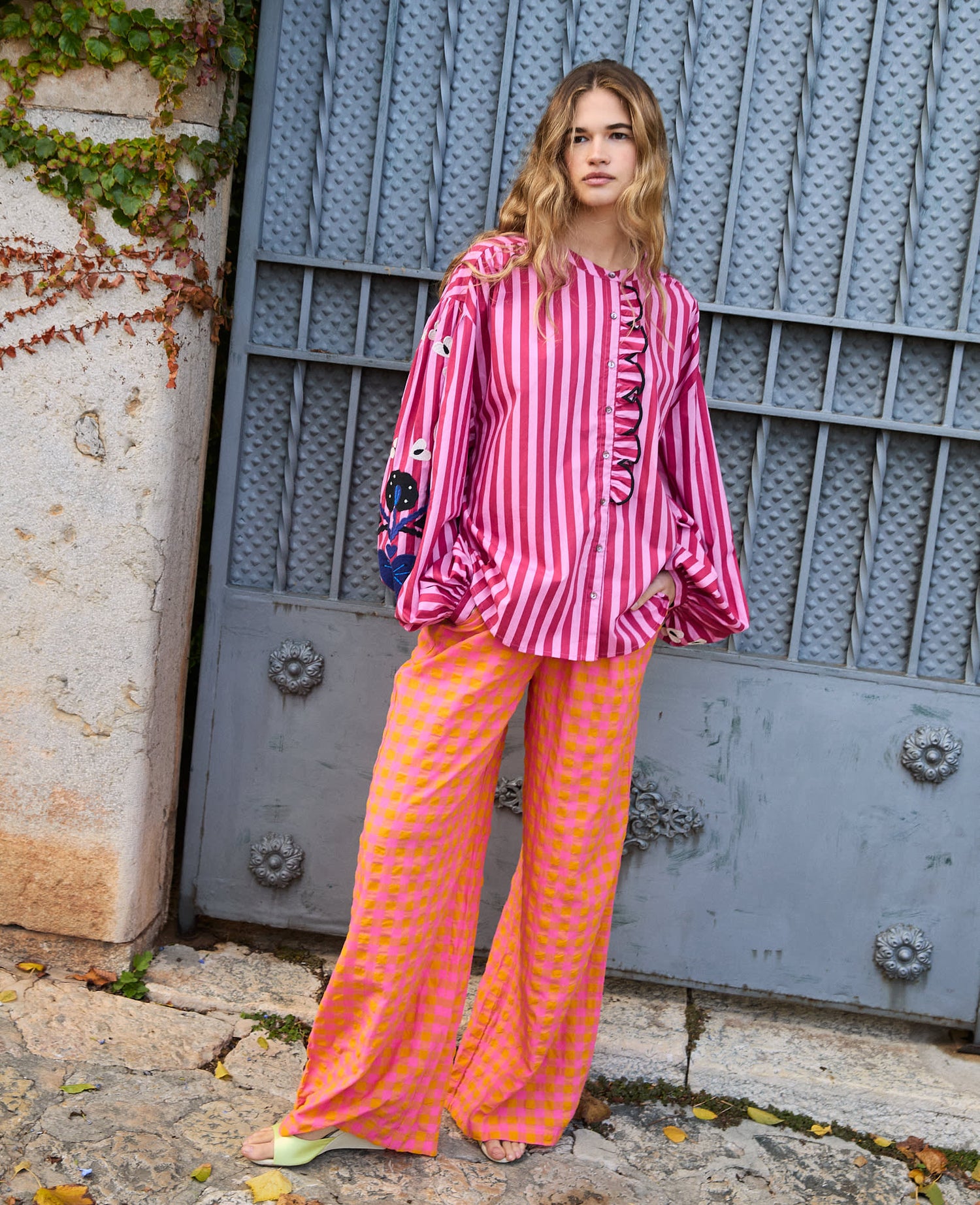 Hilde Pants - Pink Orange