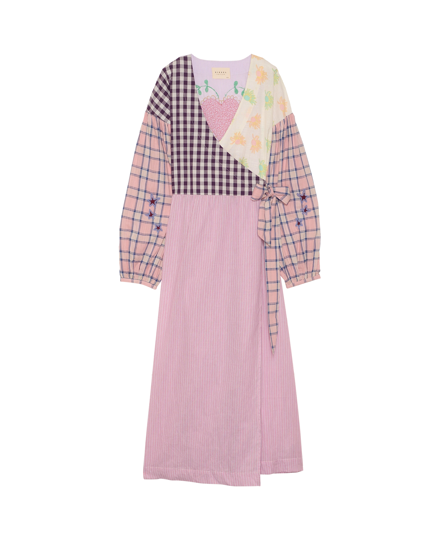 Paula Wrap Dress - Purple Mix