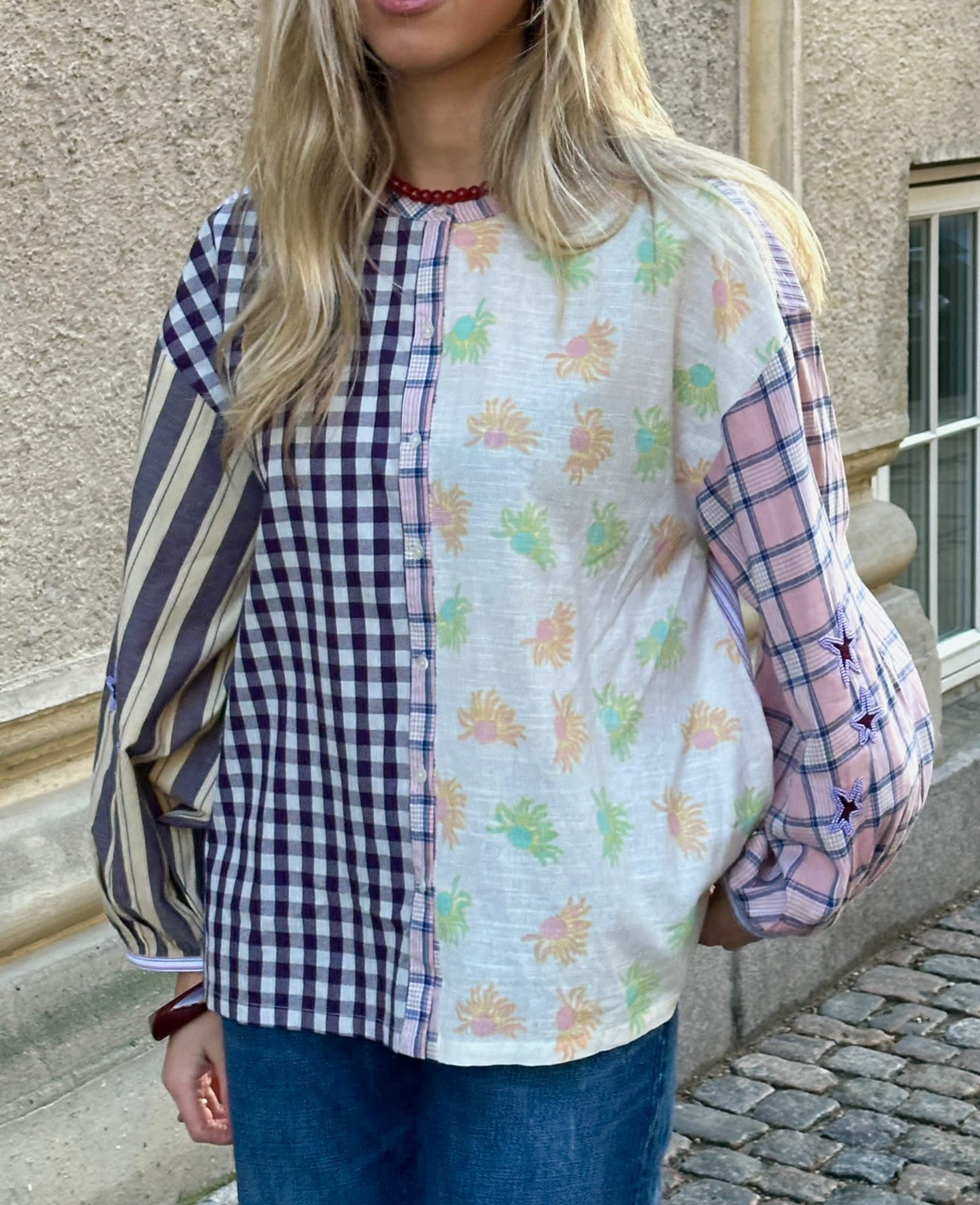 Paula Shirt - Purple Mix – SISSEL EDELBO