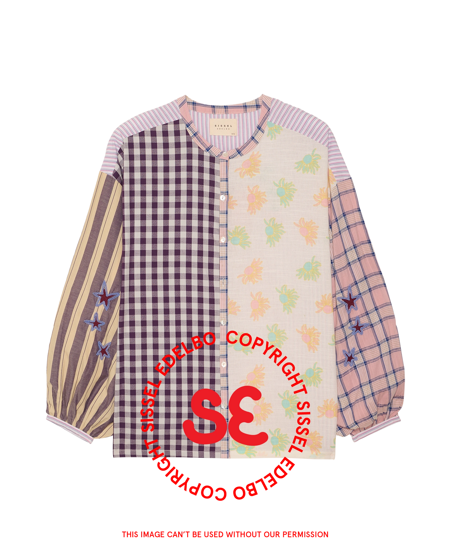 Paula Shirt - Purple Mix