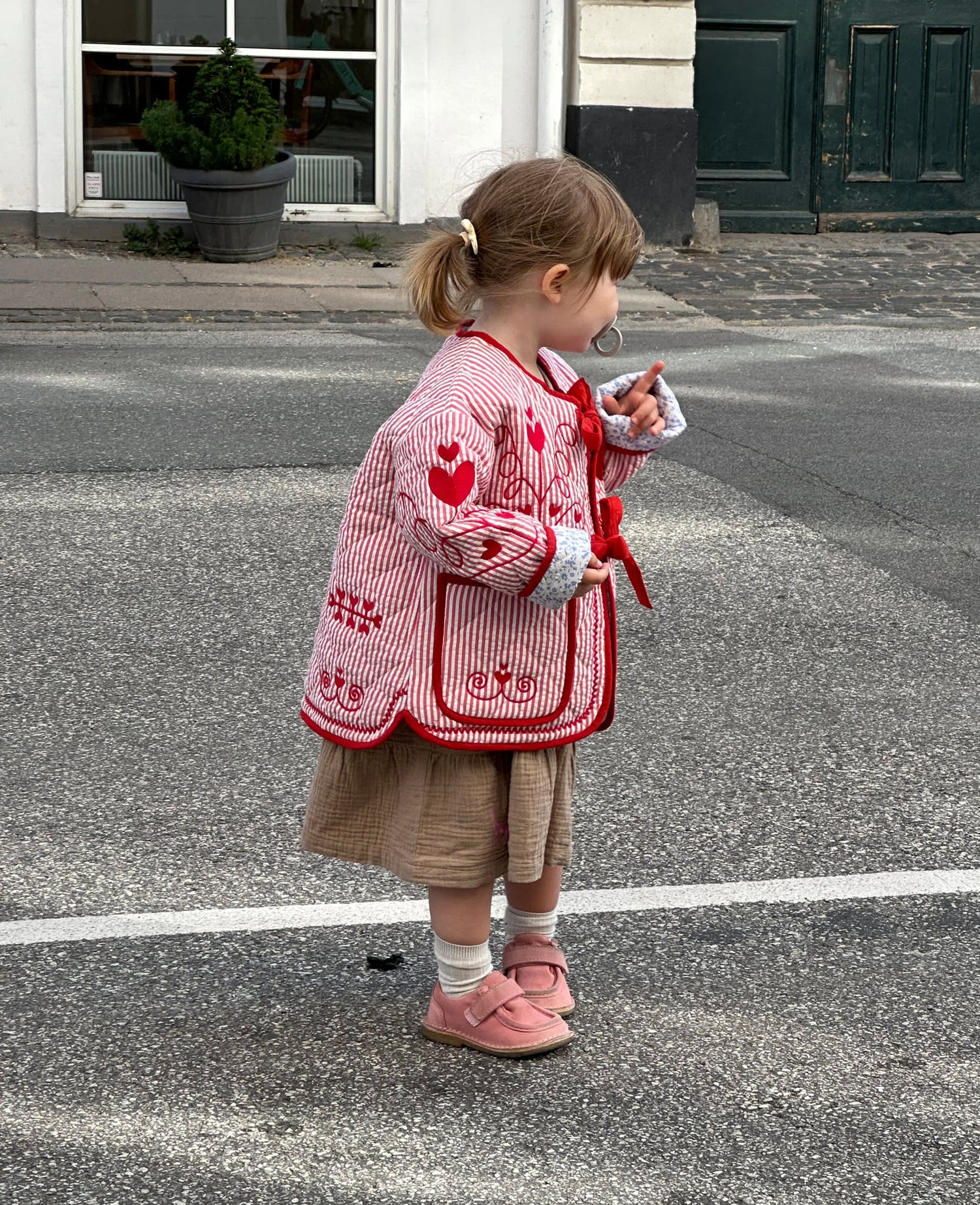 Penny MINI Jacket - Red Stripes