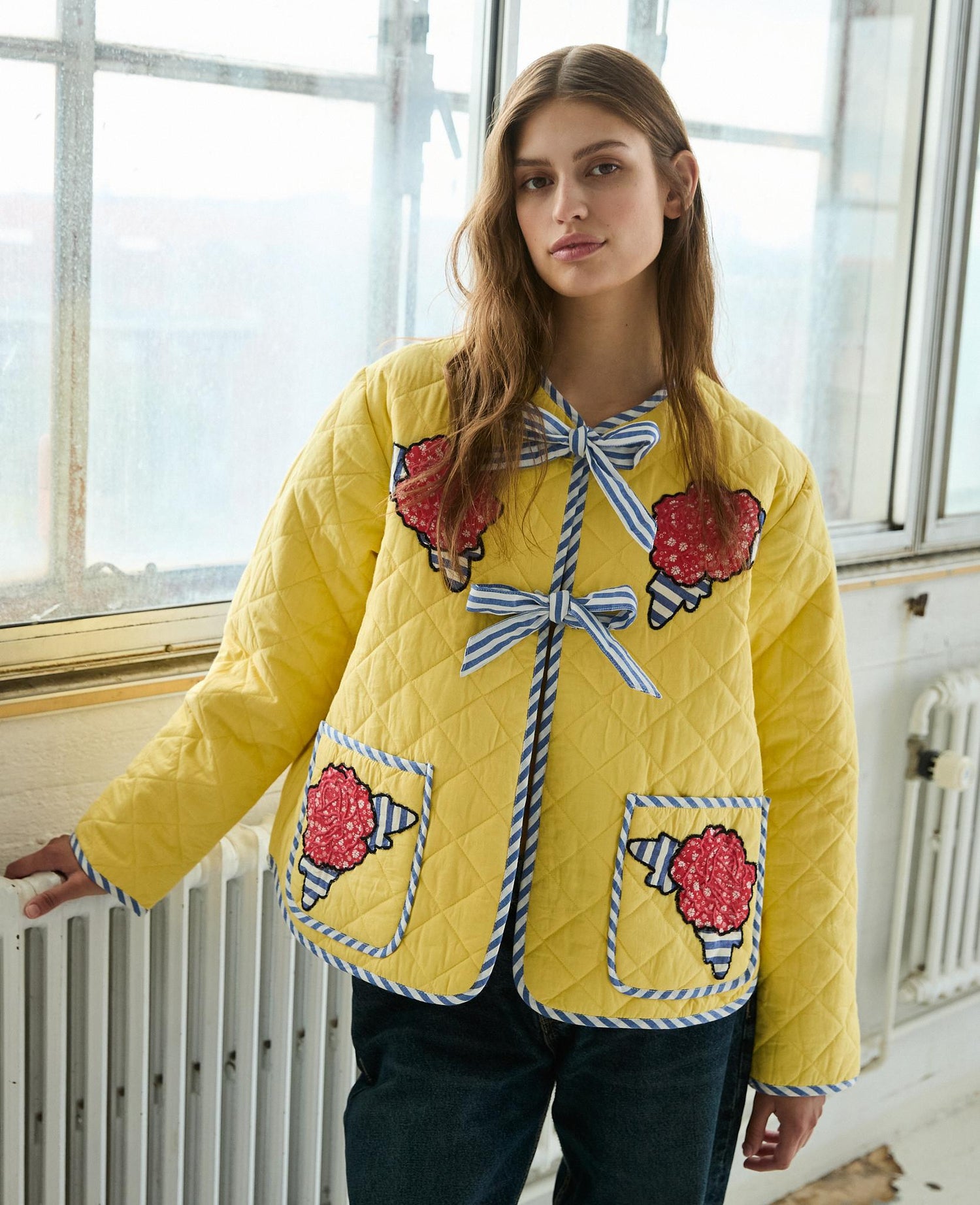 Penny Jacket - Popcorn Rose