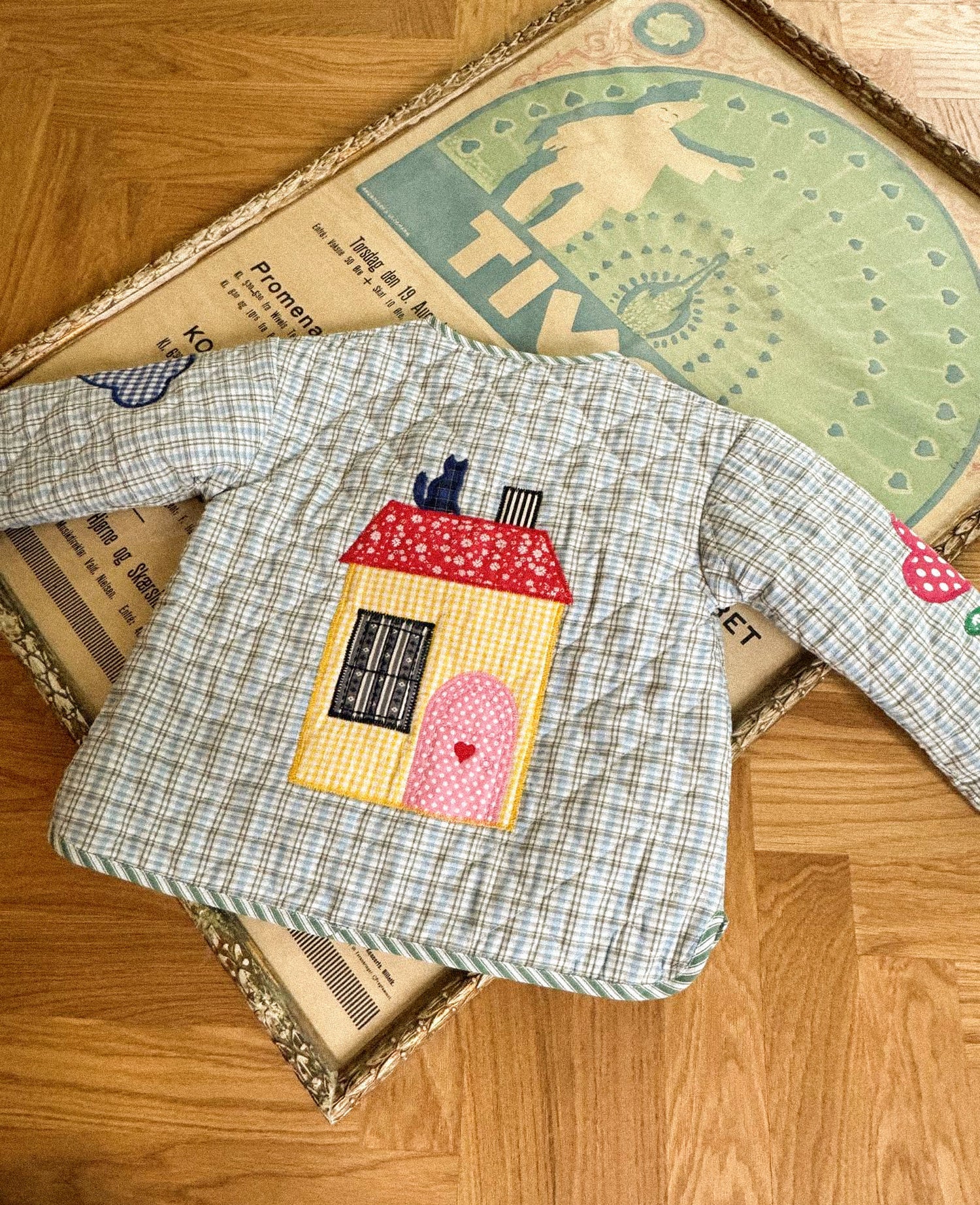 Penny MINI Jacket - Blue Checks