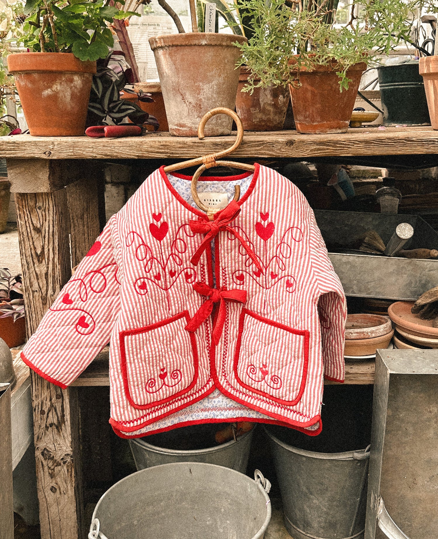 Penny MINI Jacket - Red Stripes