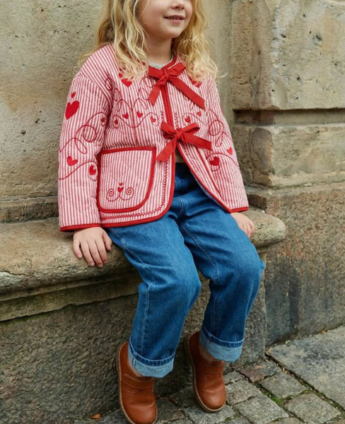 Penny MINI Jacket - Red Stripes – SISSEL EDELBO