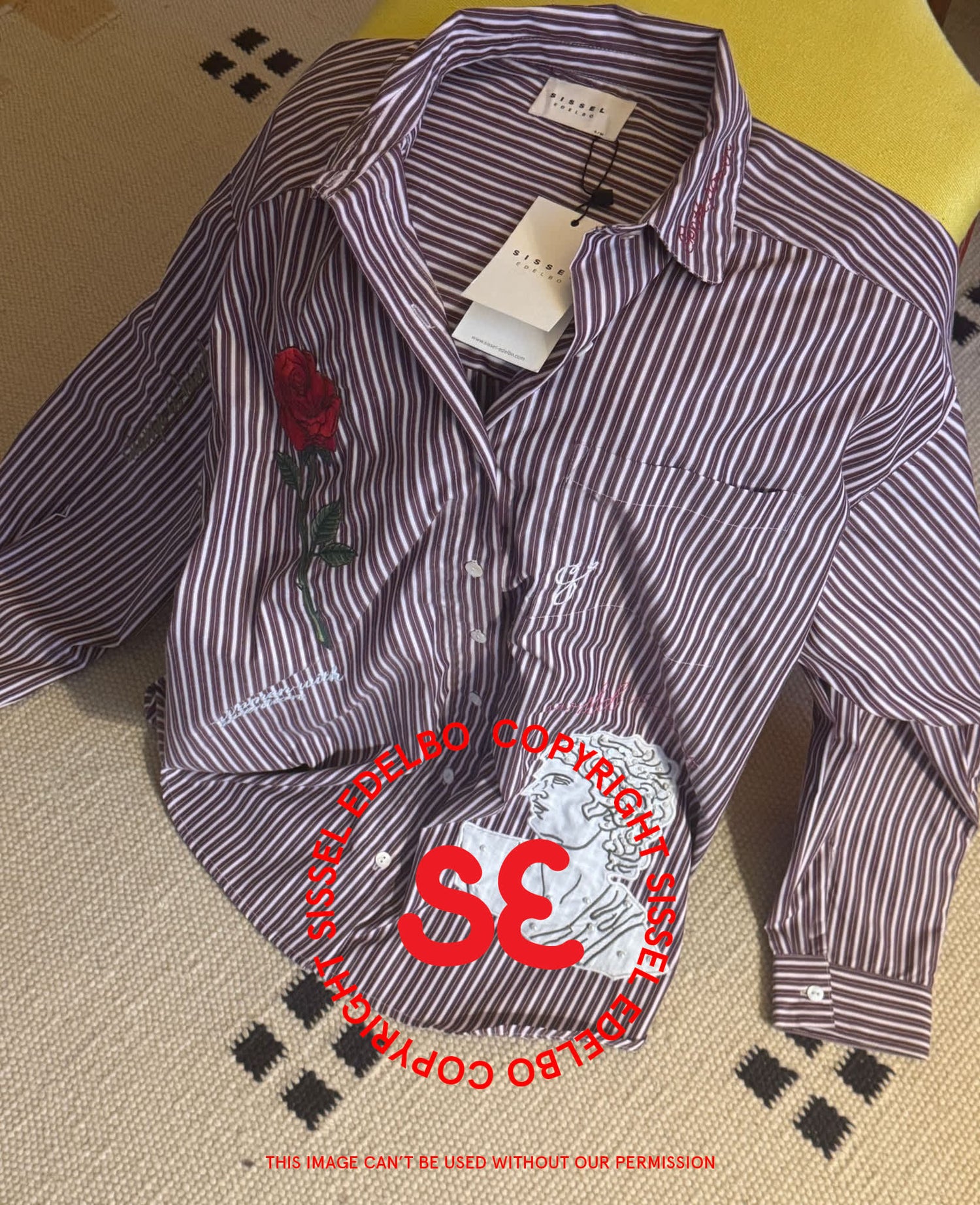 Pil Shirt - Purple Stripes