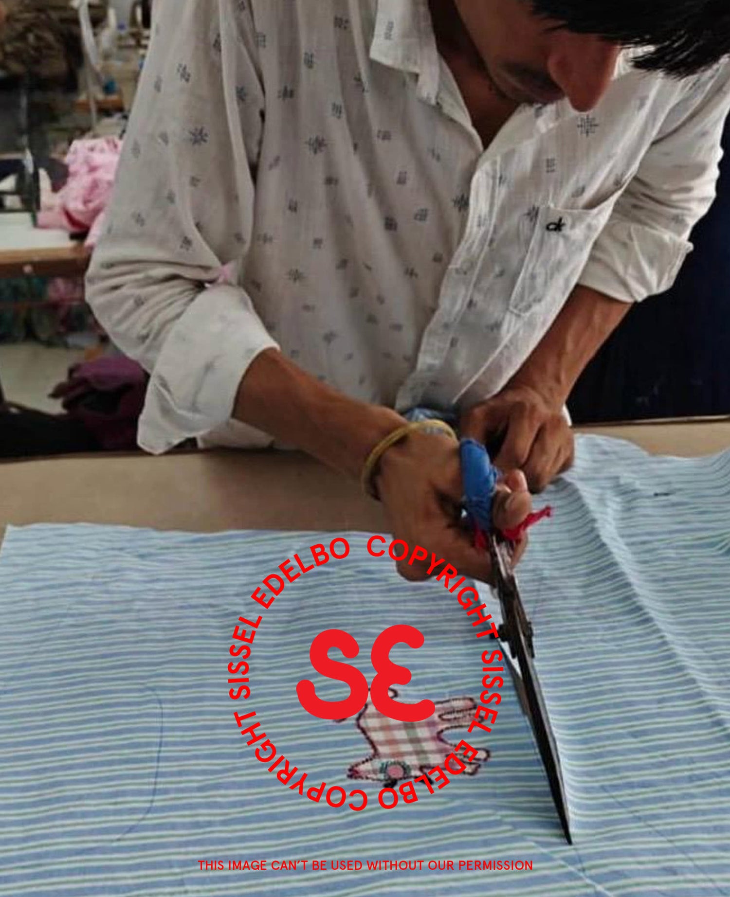 Pil Shirt - Green Stripes