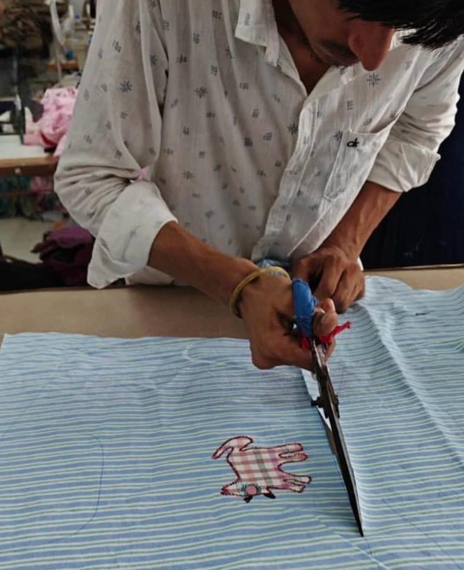 Pil Shirt - Green Stripes