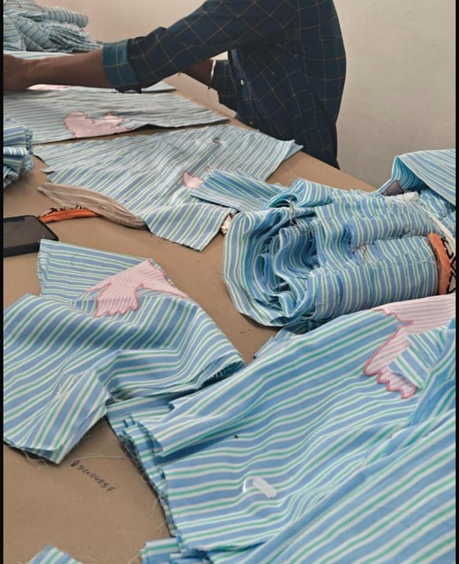 Pil Shirt - Green Stripes