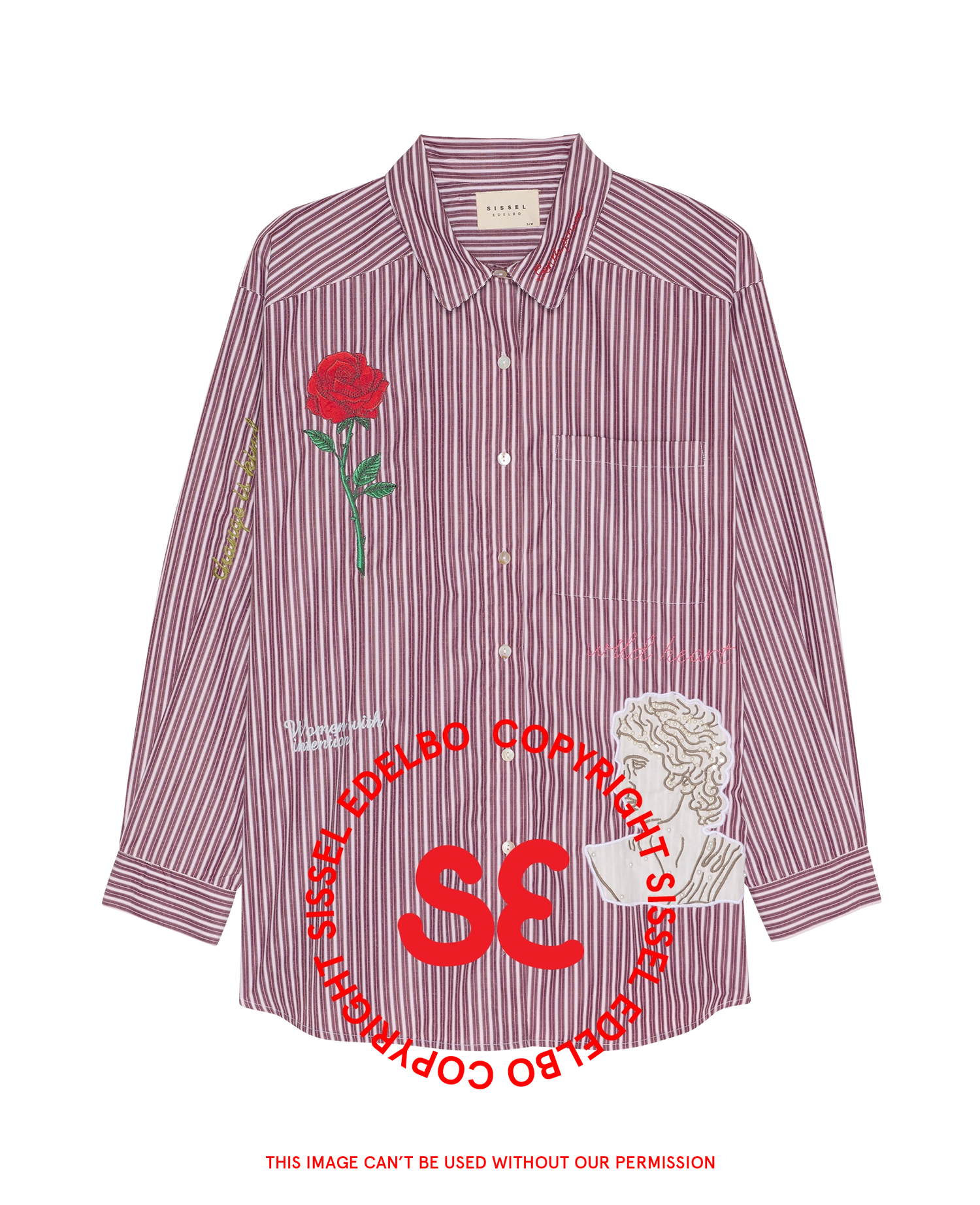 Pil Shirt - Purple Stripes