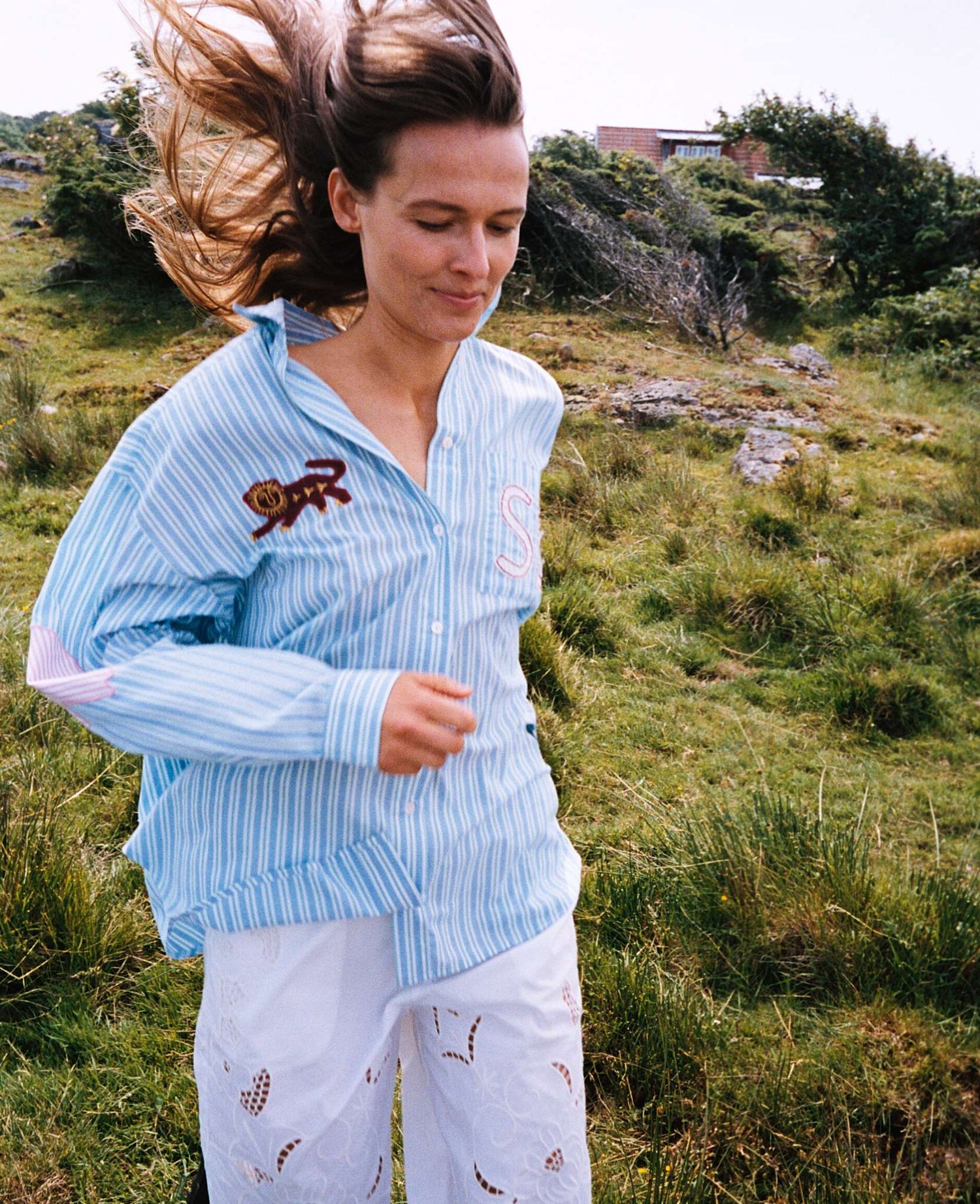 Pil Shirt - Green Stripes