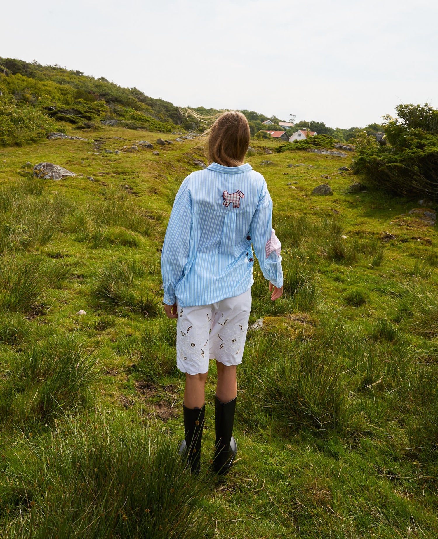 Pil Shirt - Green Stripes