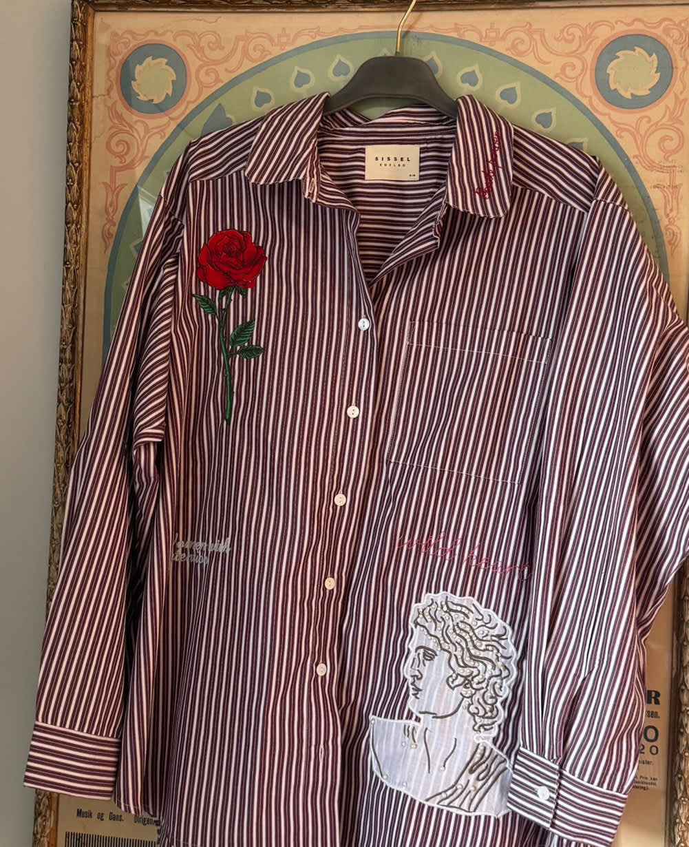 Pil Shirt - Purple Stripes