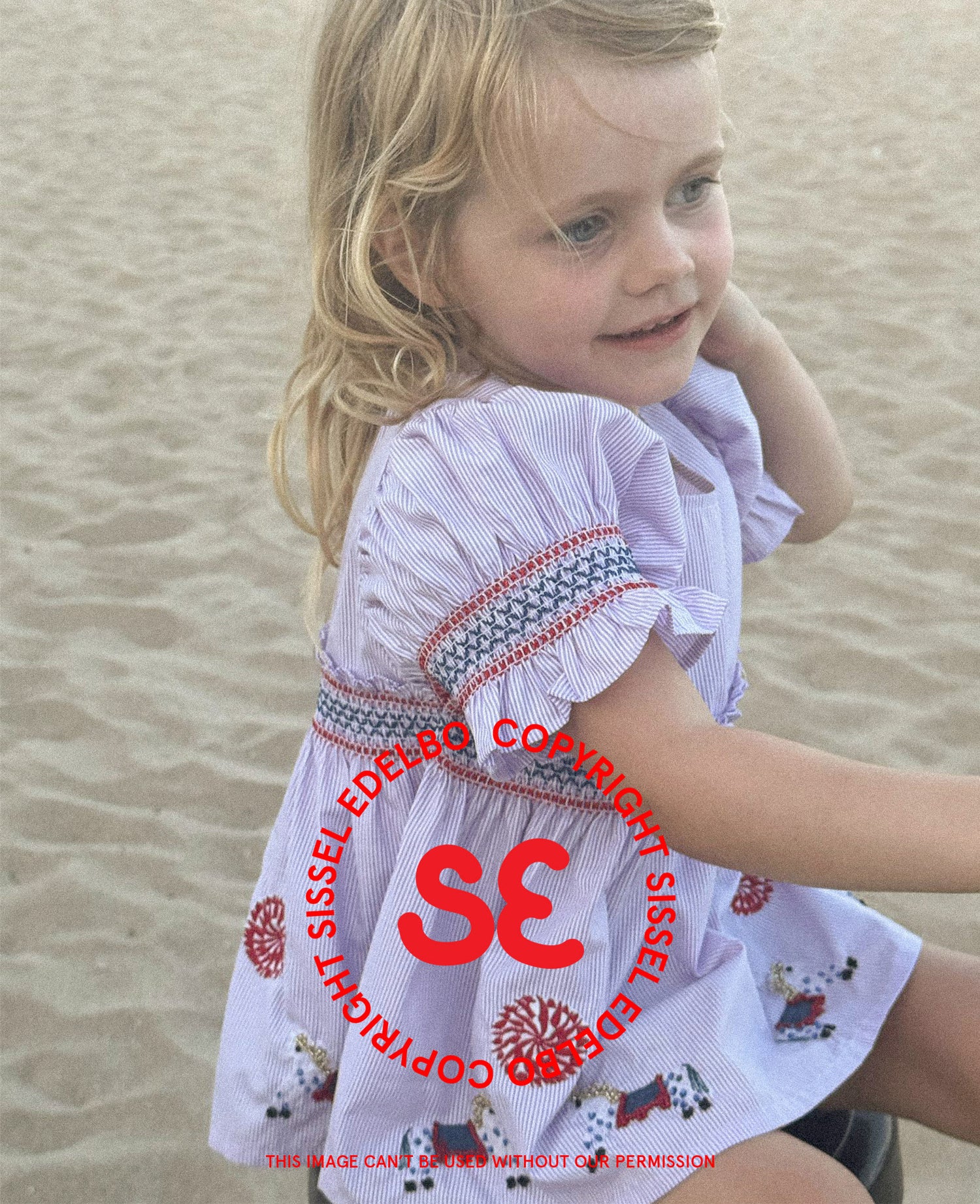 Pilu MINI Top - Purple Stripes