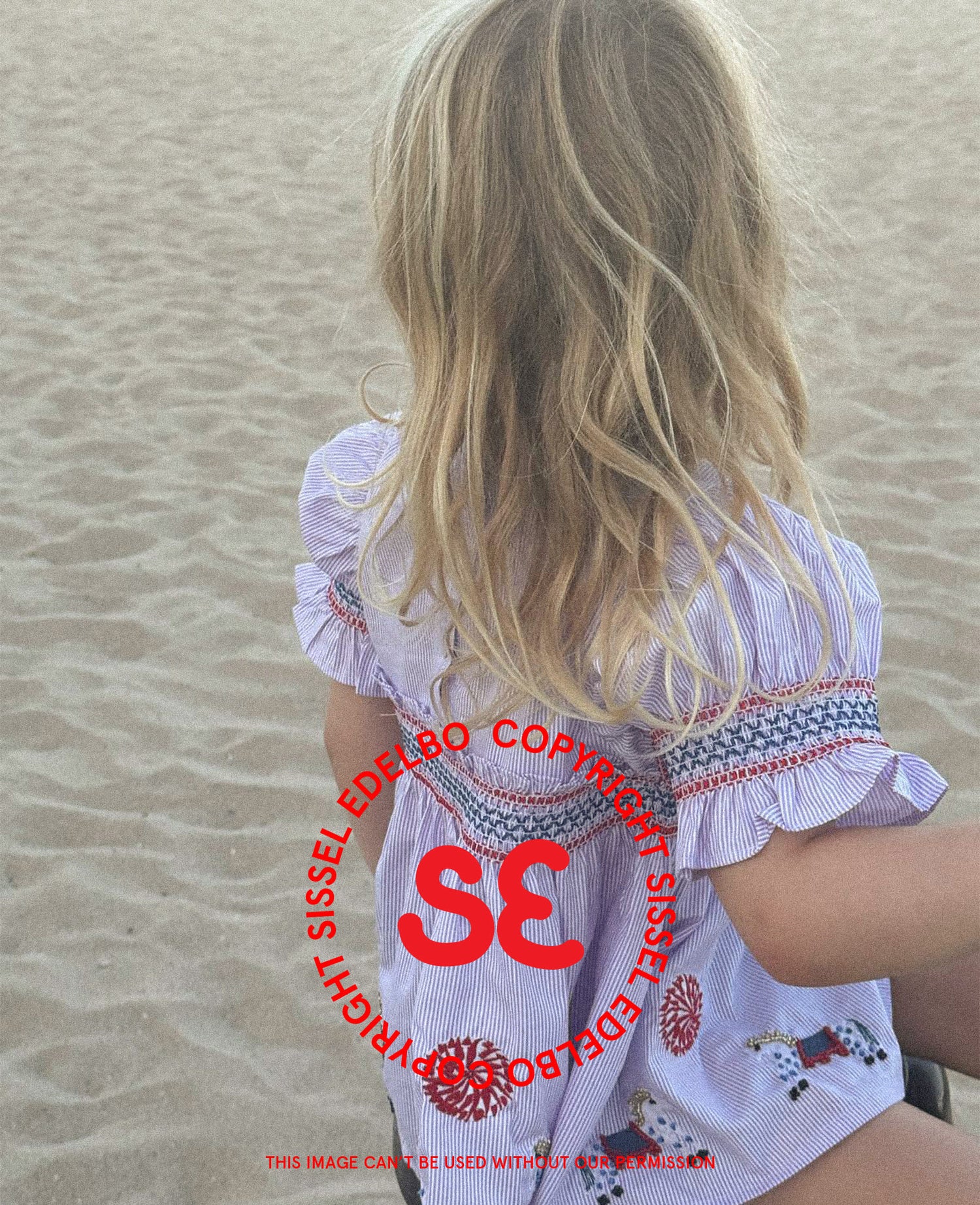 Pilu MINI Top - Purple Stripes