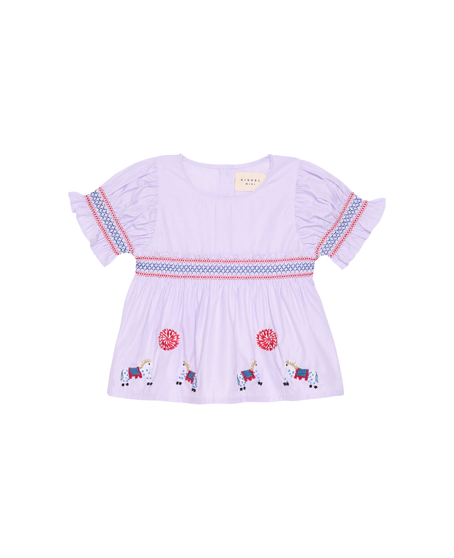 Pilu MINI Top - Purple Stripes