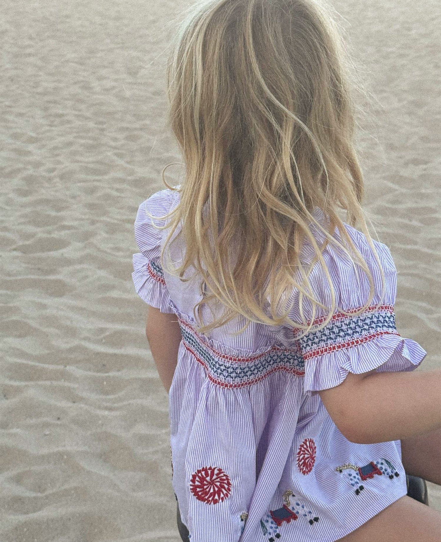 Pilu MINI Top - Purple Stripes