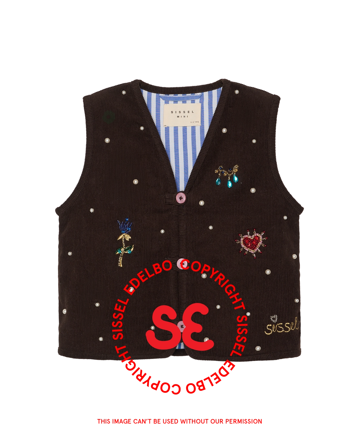 Rita MINI Vest - Brown
