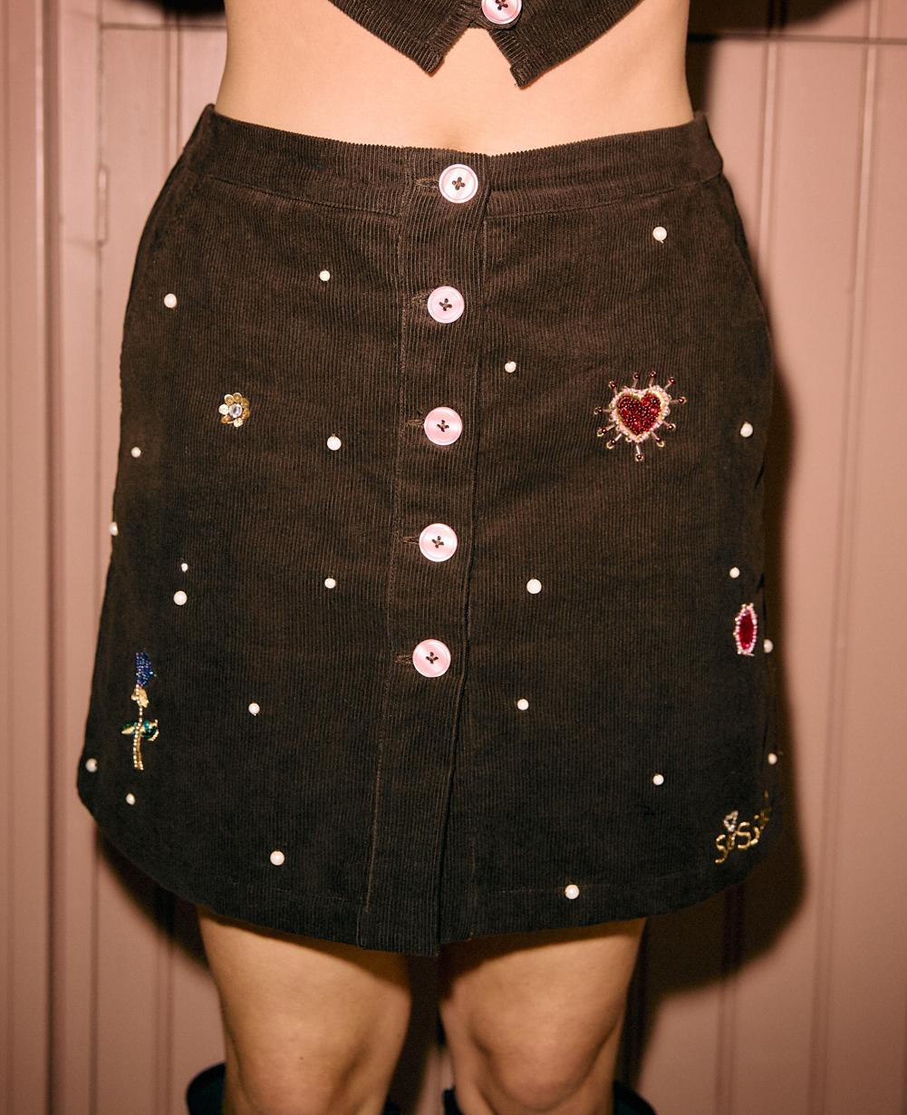 Rita Skirt - Brown
