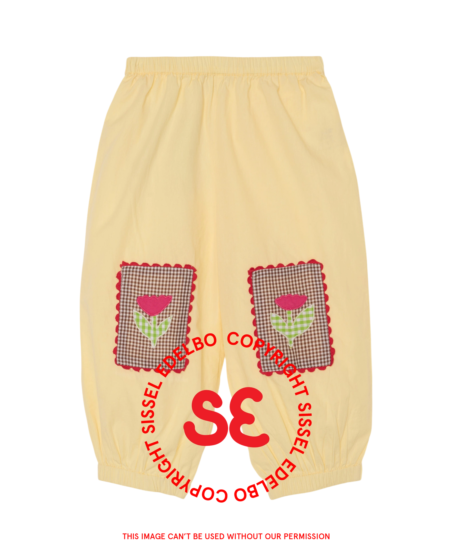 Romy MINI Pants - Yellow Applique
