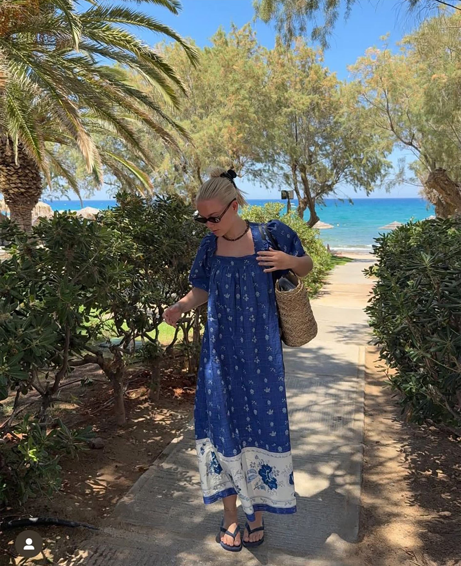 Ronda Dress - Mazarine Blue
