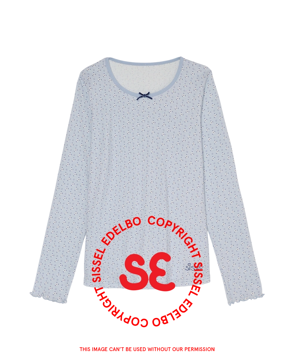 Ronja Top - Ditsy Blue