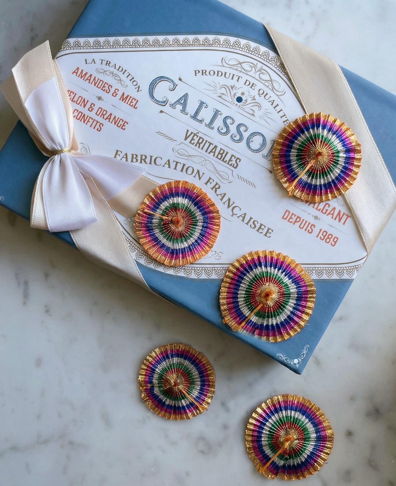 Metallic Celebration Rosettes 20 pc - Fireworks