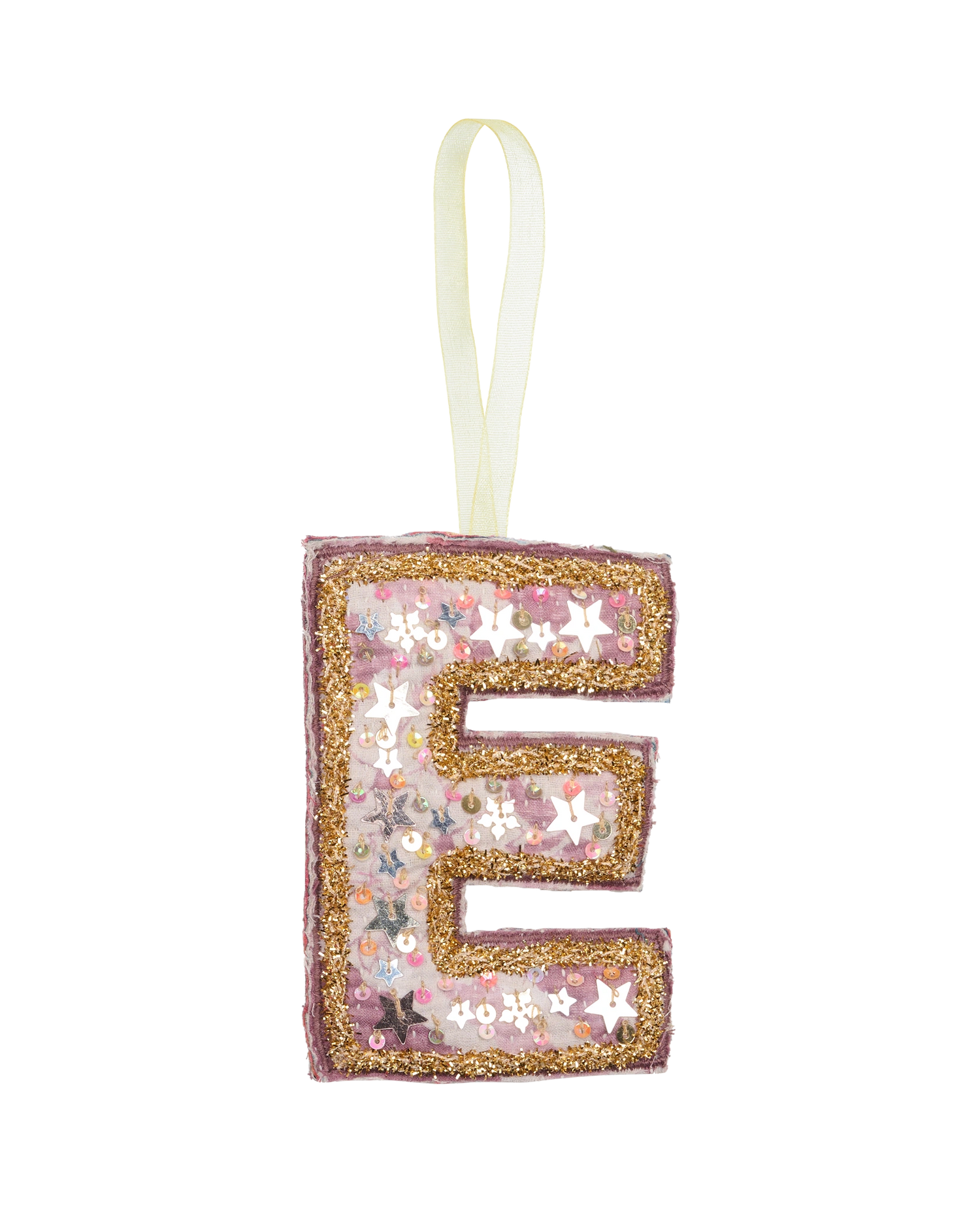 Alphabet Kantha Ornament - E