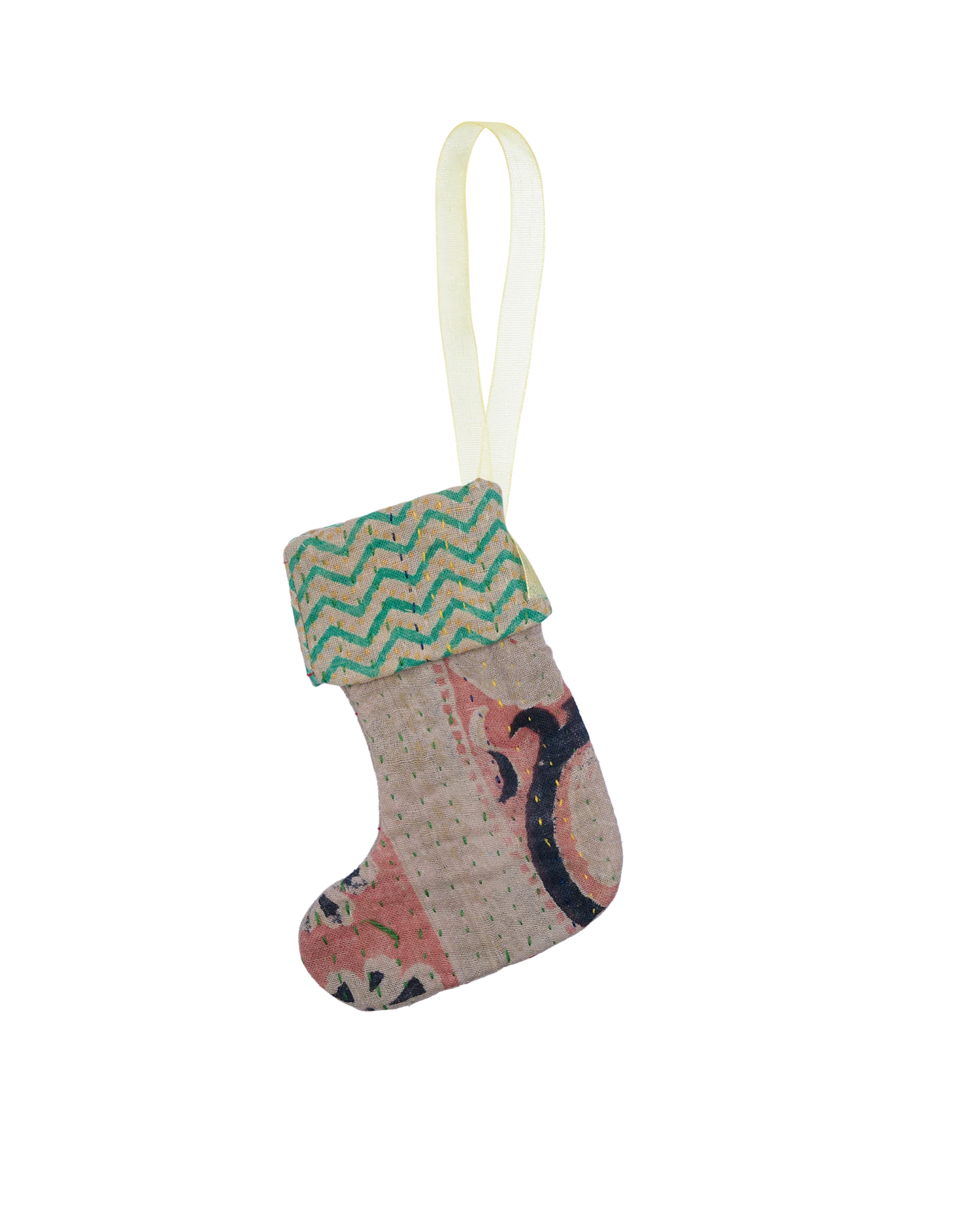 Christmas Sock Ornament - No. 35