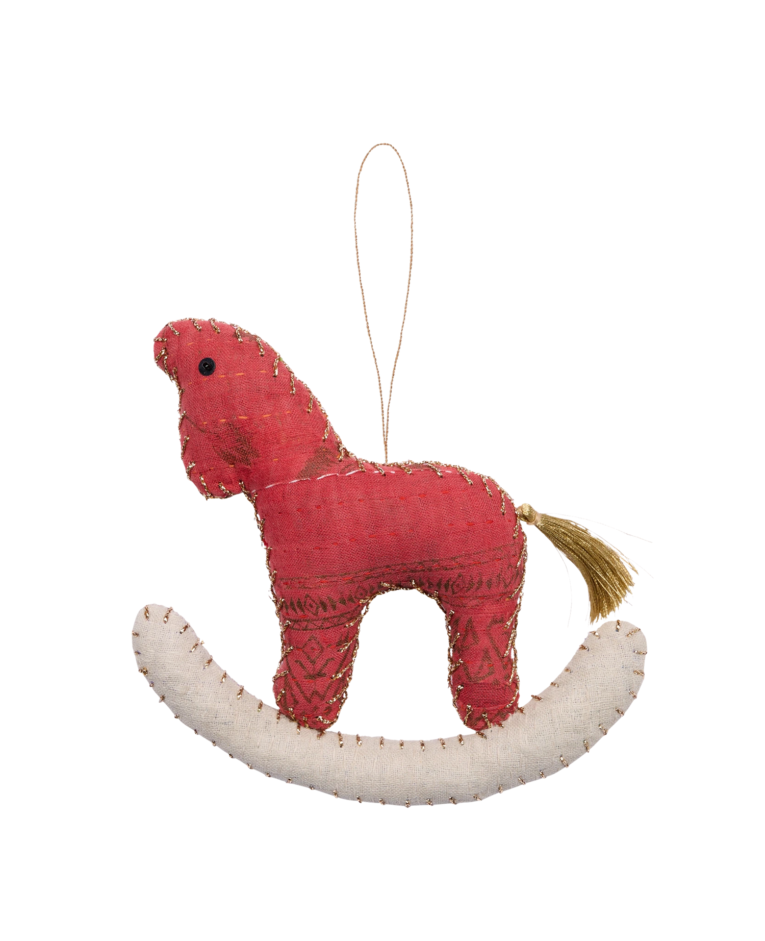 Rocking Horse Ornament - Rose of Kelpie