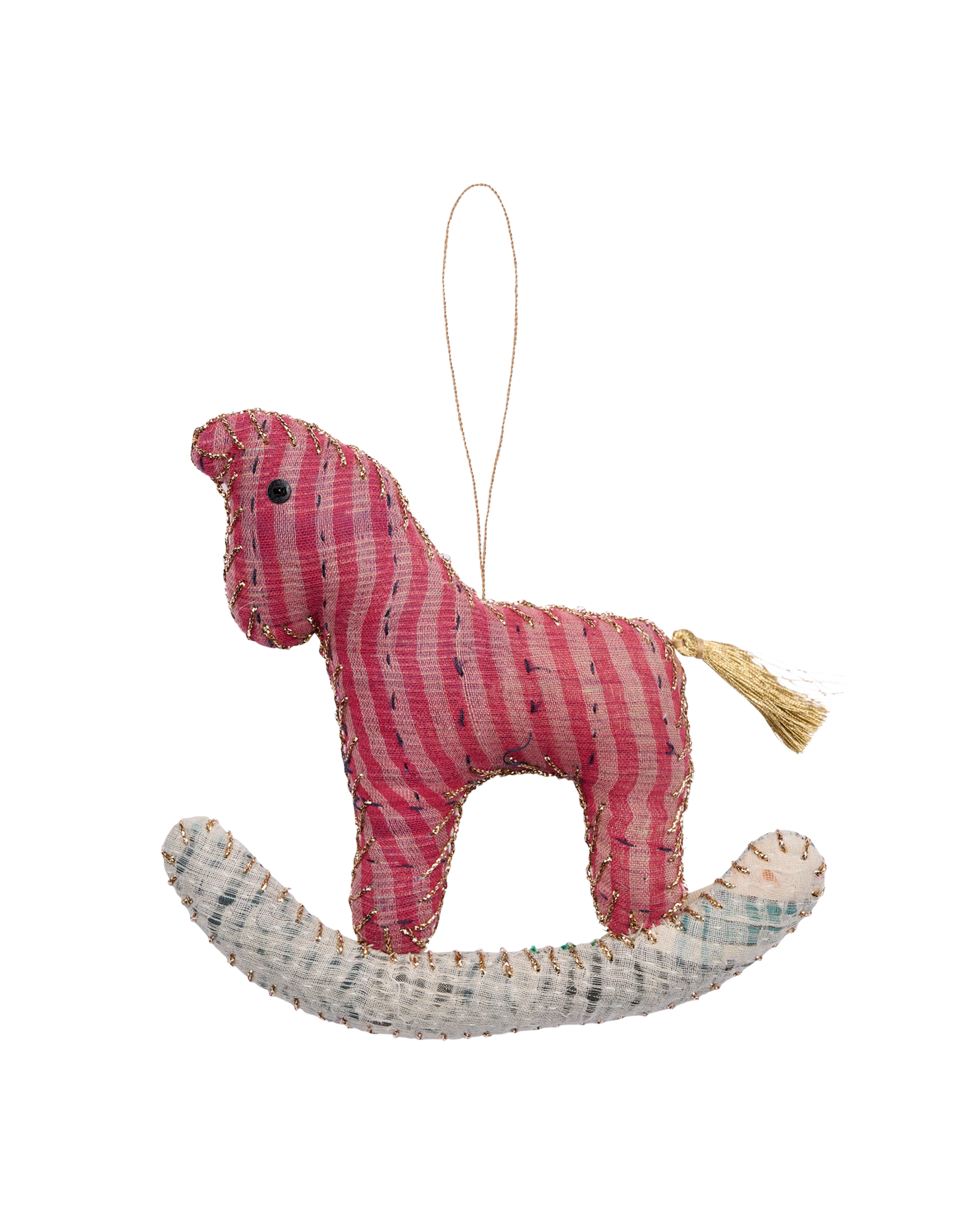 Rocking Horse Ornament - Copenhagen Red