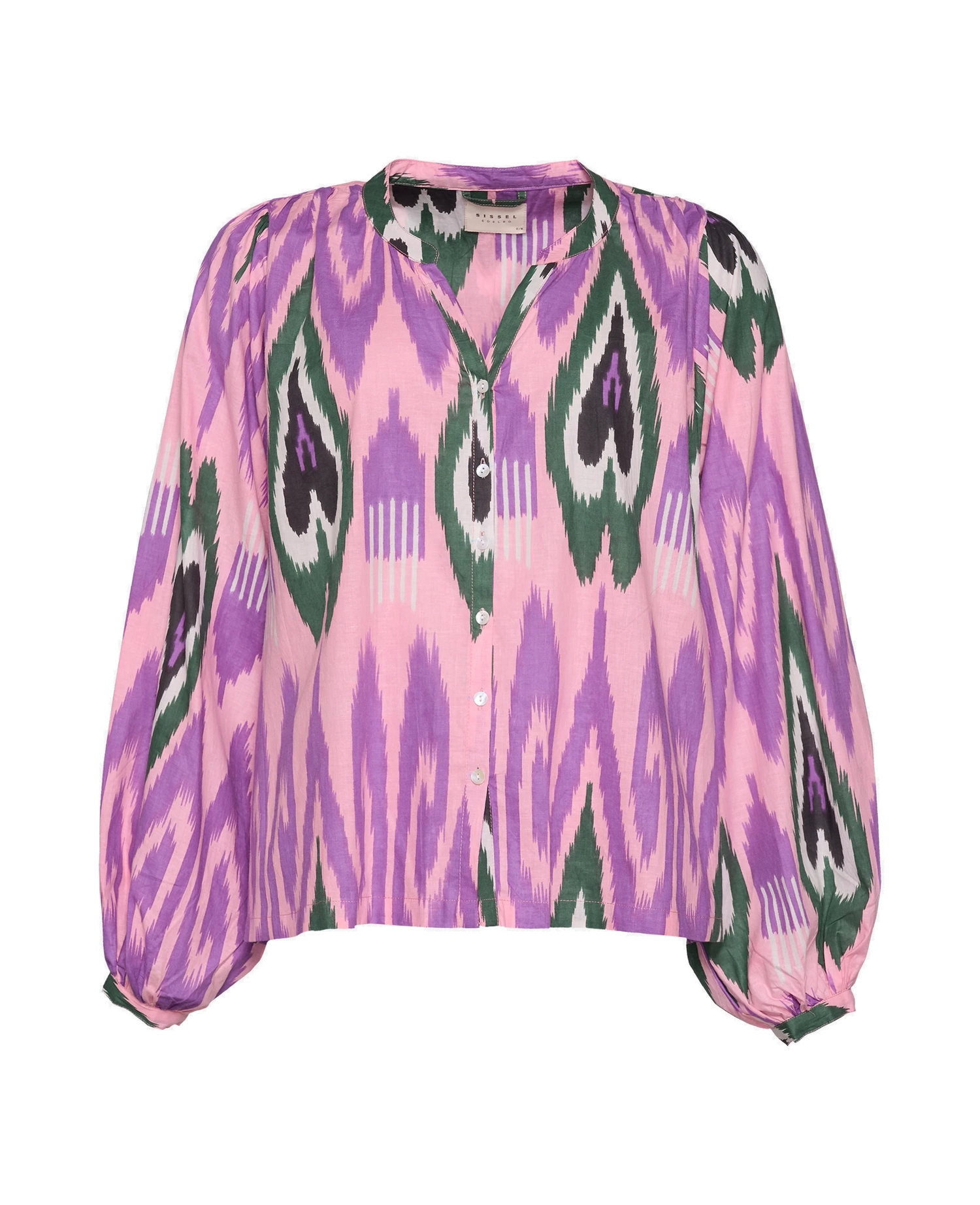 Lara Top - 2nd Quality - Purple Ikat