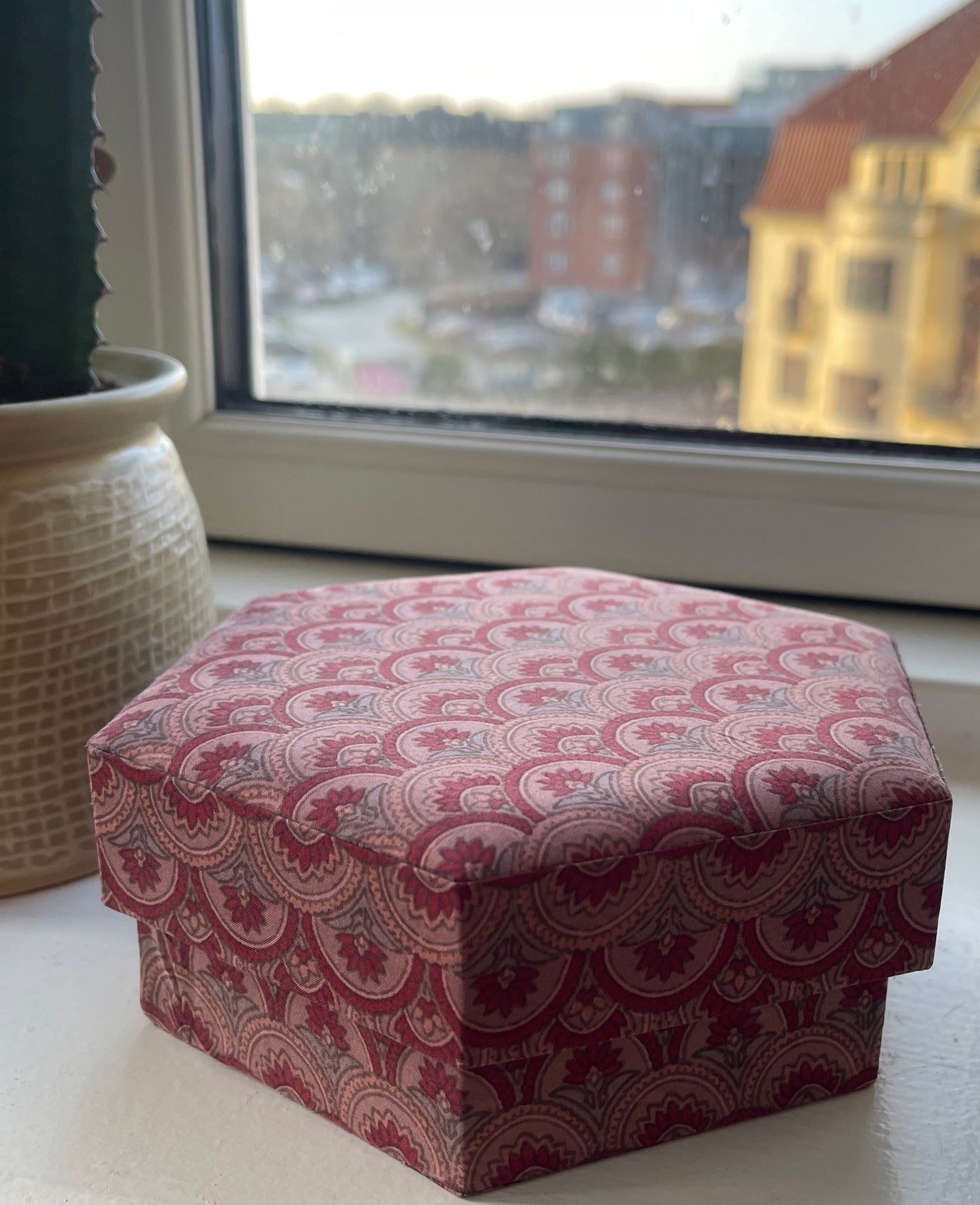 Susan Hexagon SILK Box - No. 2