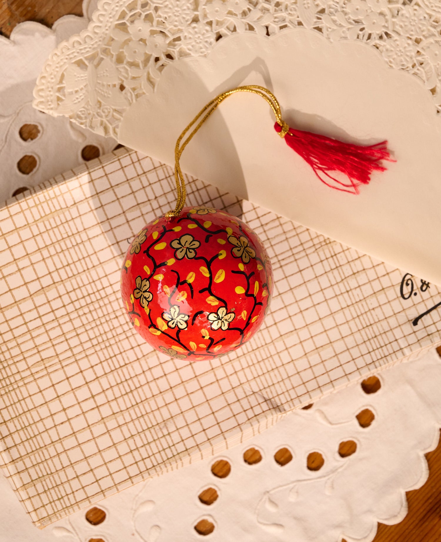 Handpainted Christmas Ornament - No. 77
