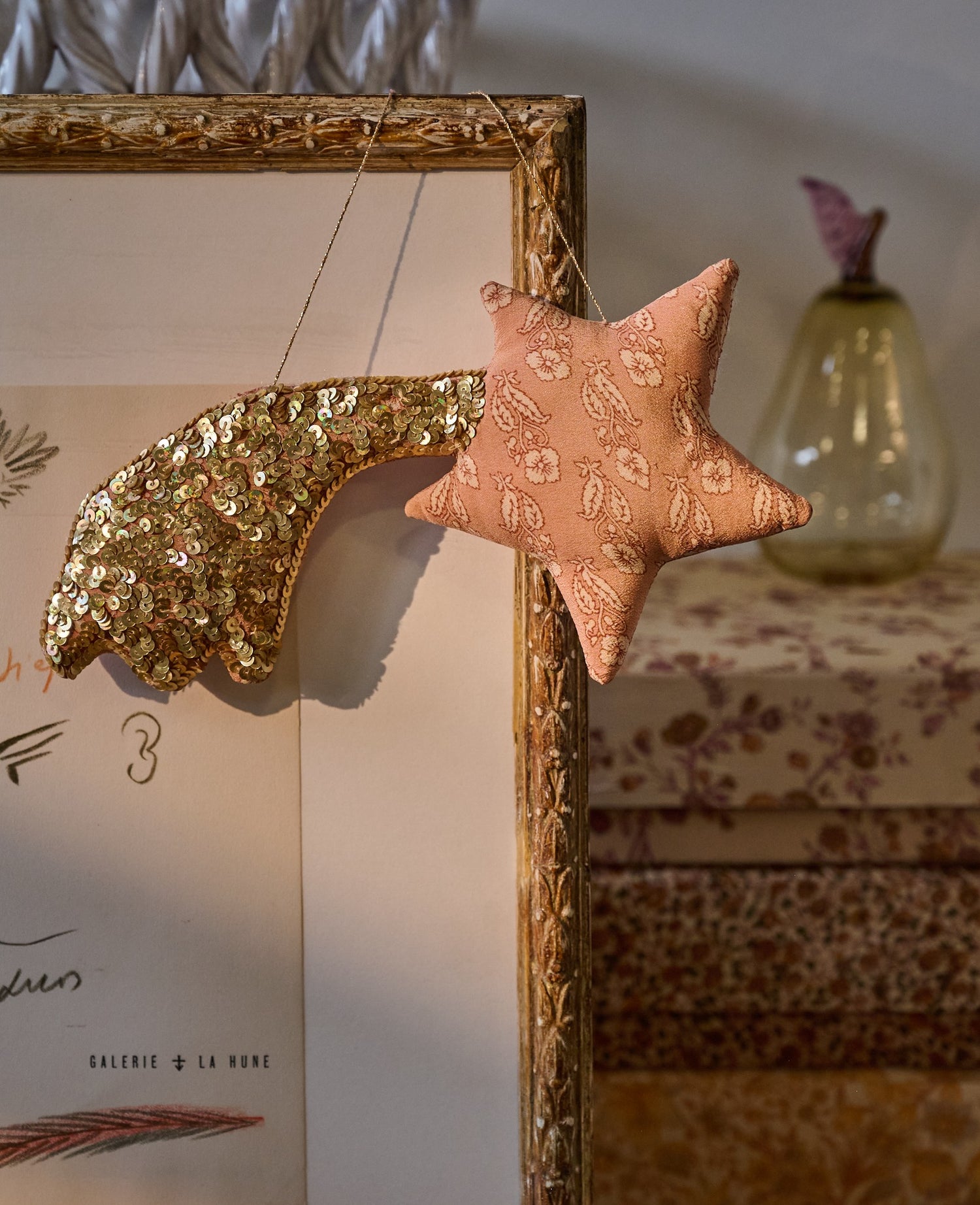 Shooting Star SILK Ornament - No. 34