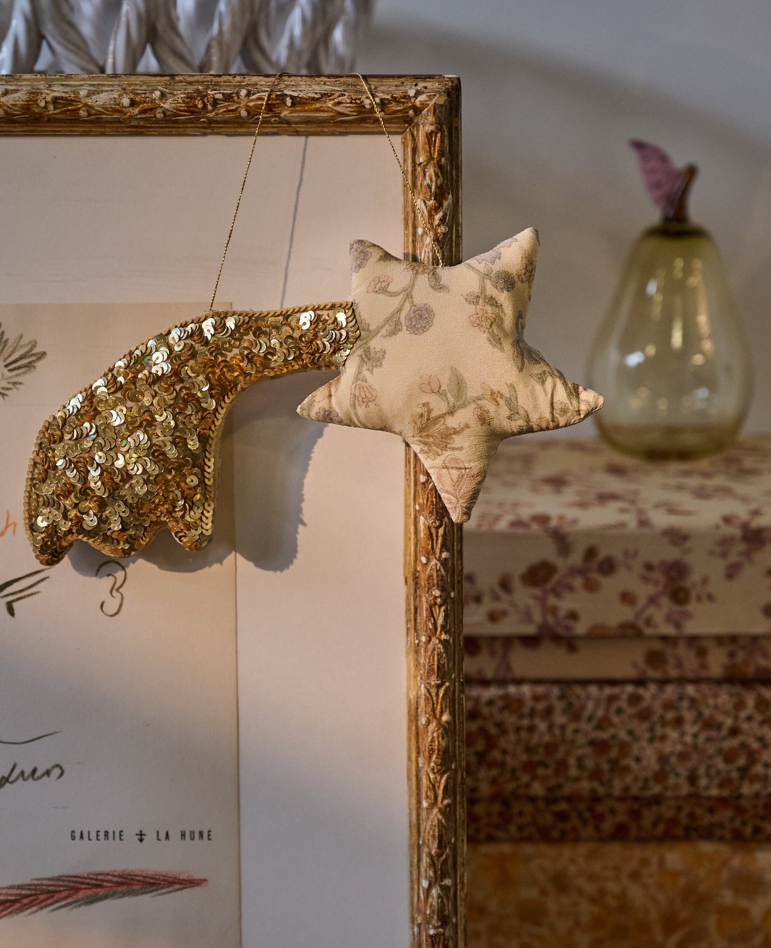 Shooting Star SILK Ornament - No. 42
