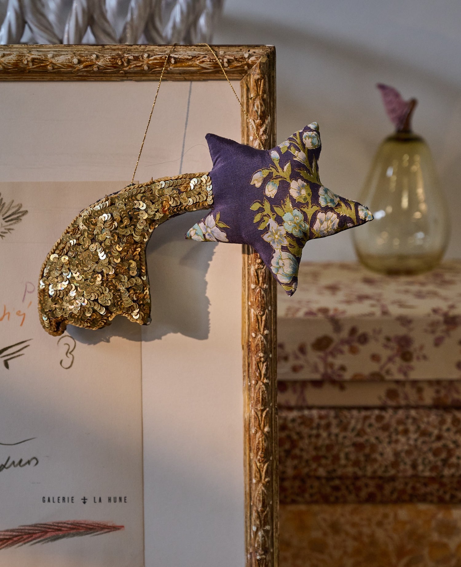Shooting Star SILK Ornament - No. 43