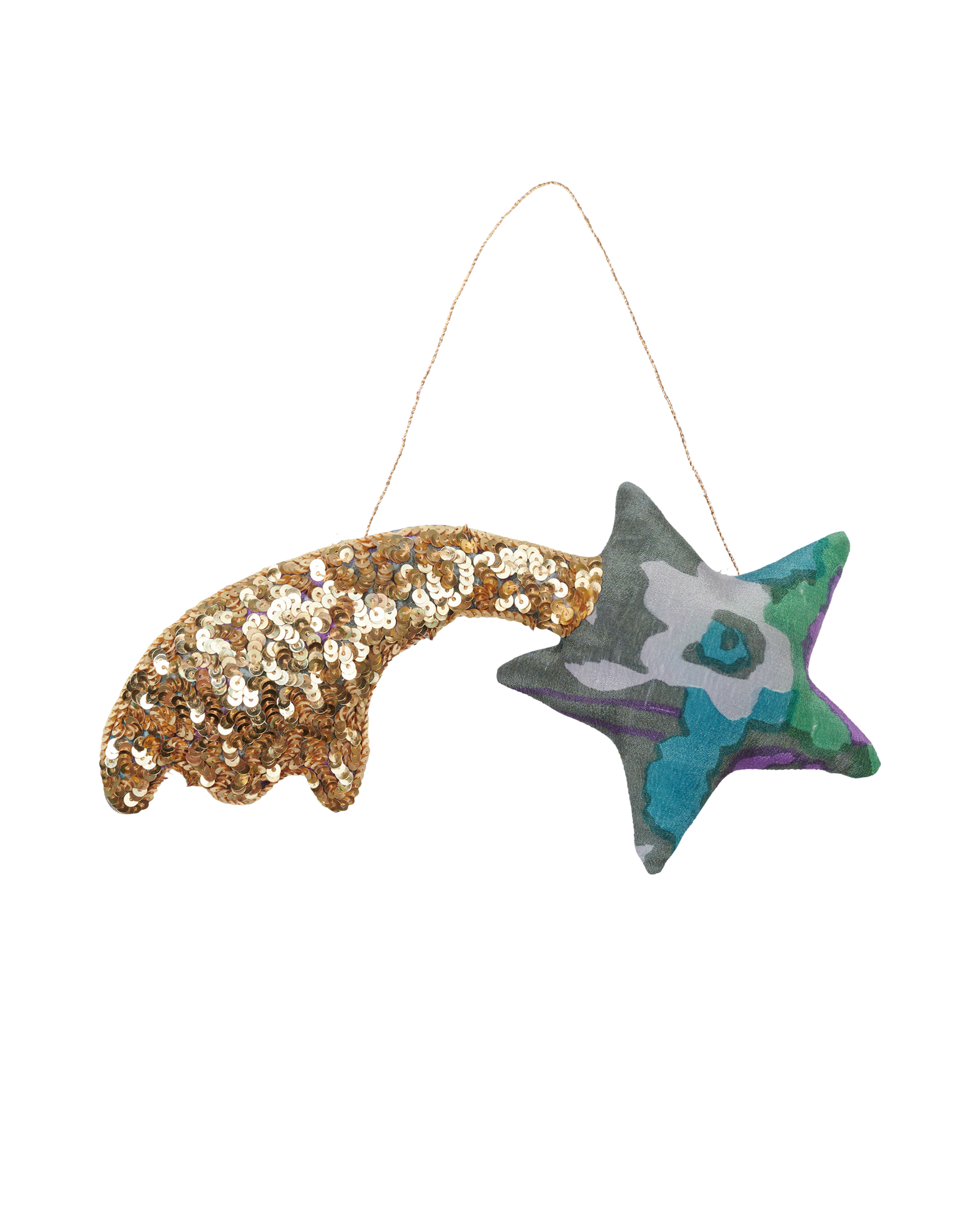 Shooting Star SILK Ornament - No. 7