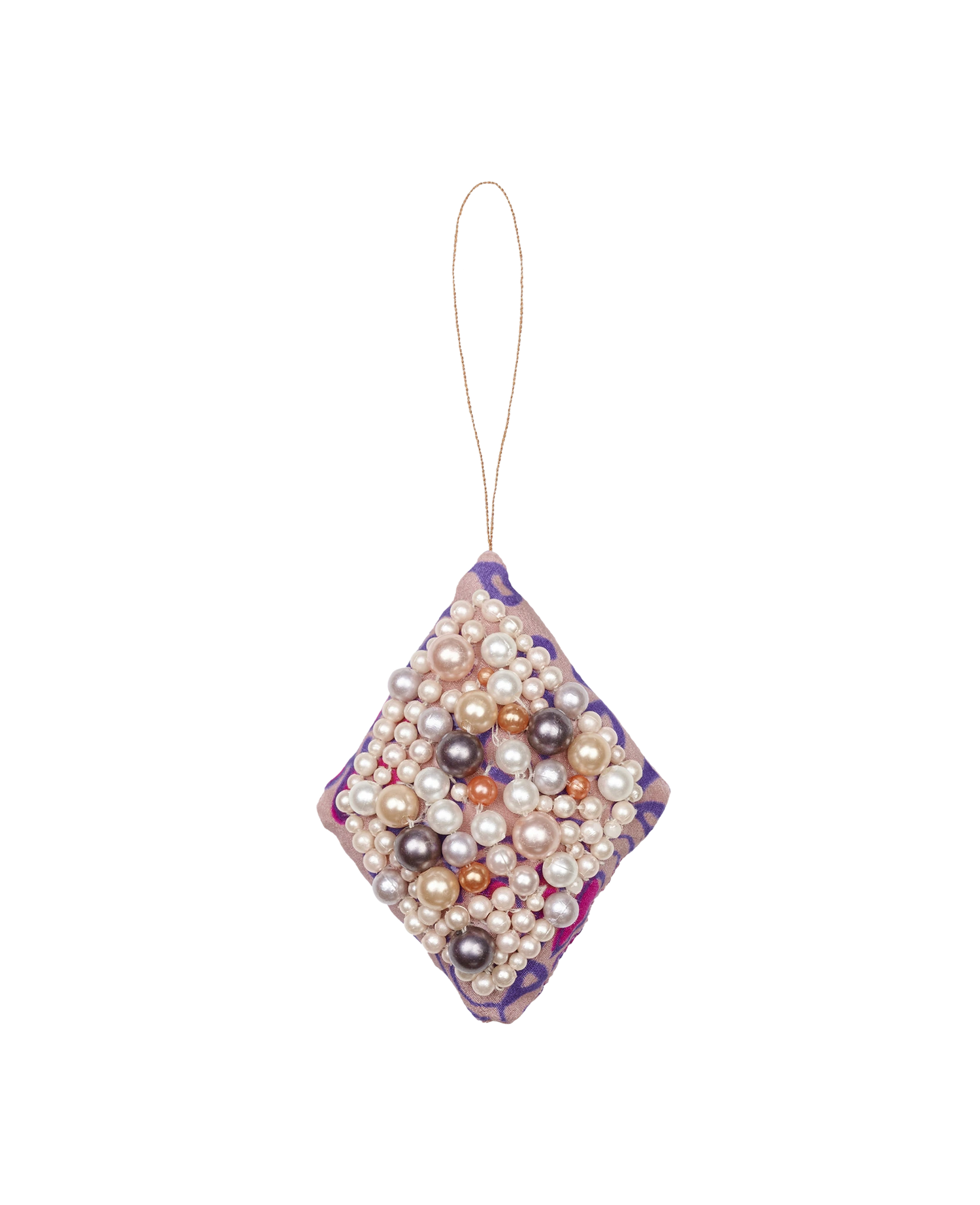 Rhomb SILK Ornament - Lavender