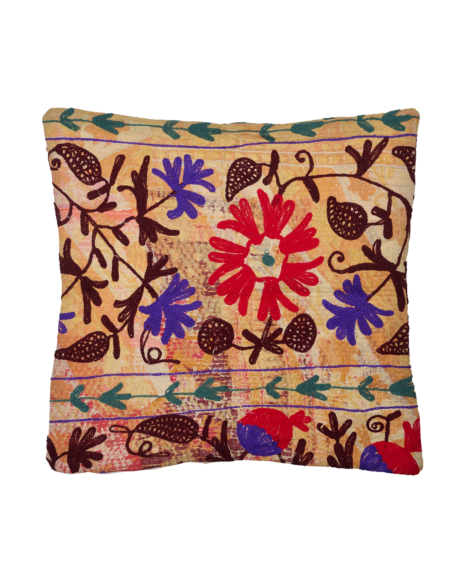 Karma Suzani Pillow Case (50 x 50) - No. 104