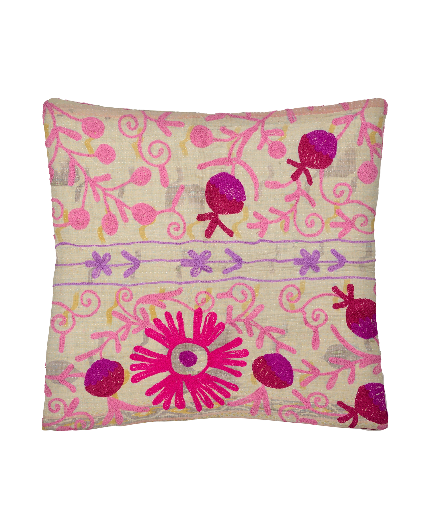 Karma Suzani Pillow Case (50 x 50) - No. 111