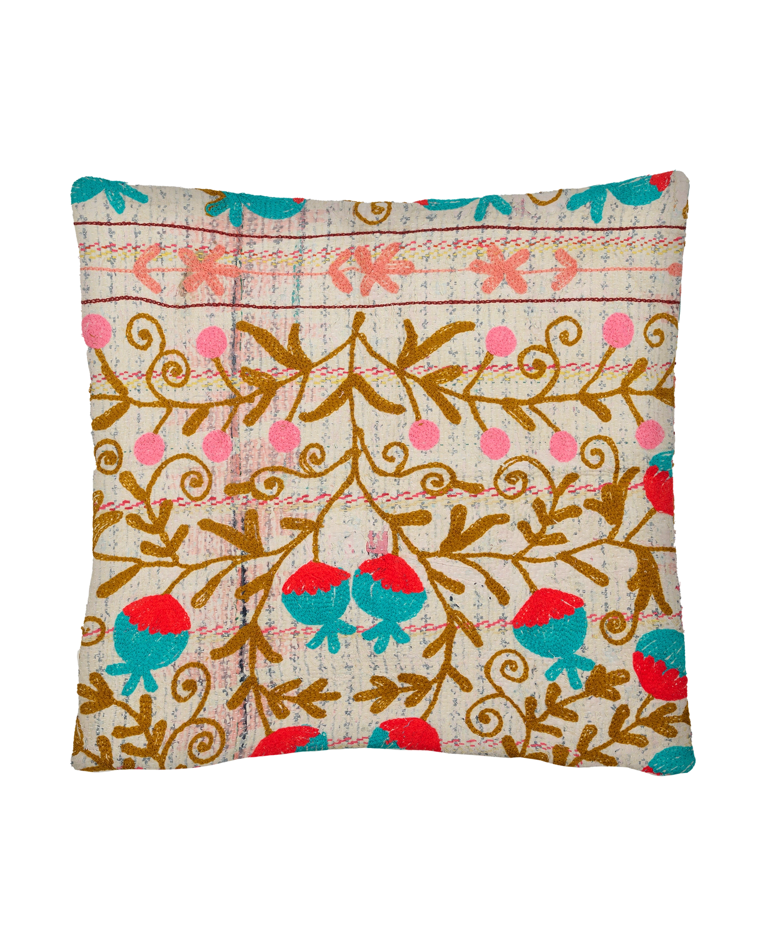 Karma Suzani Pillow Case (50 x 50) - No. 114
