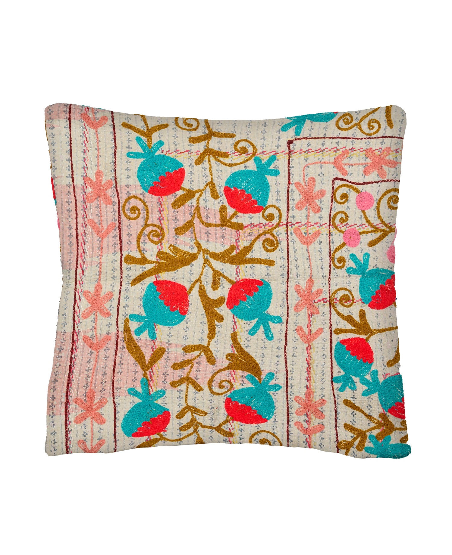 Karma Suzani Pillow Case (50 x 50) - No. 117
