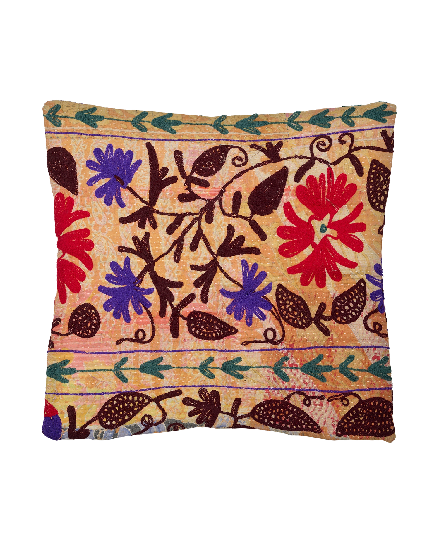 Karma Suzani Pillow Case (50 x 50) - No. 123