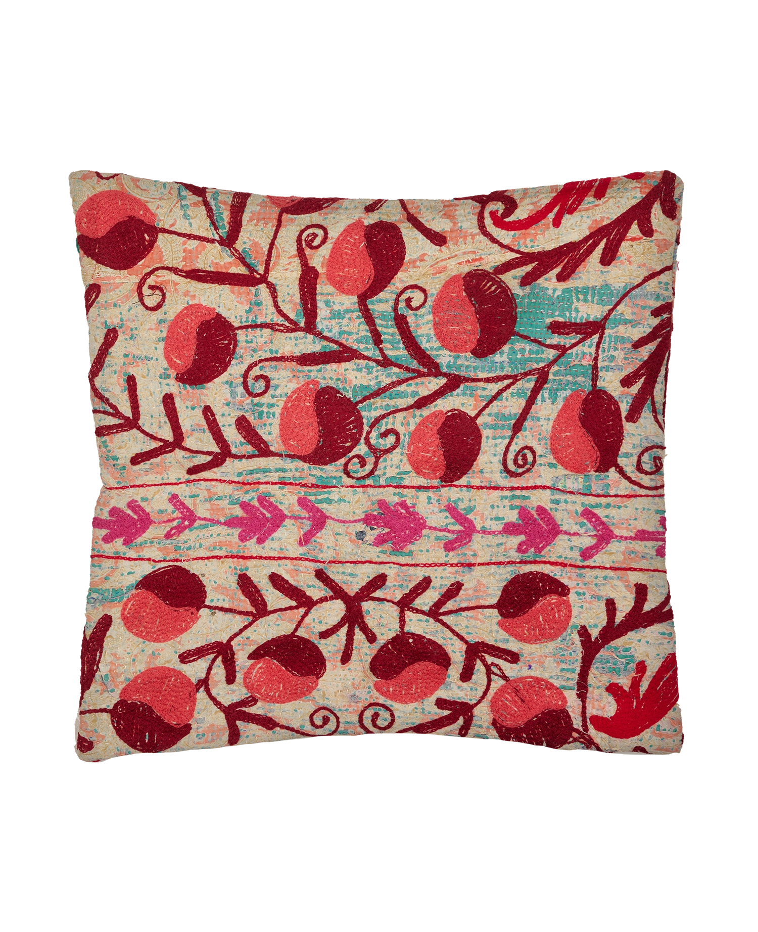 Karma Suzani Pillow Case (50 x 50) - No. 125