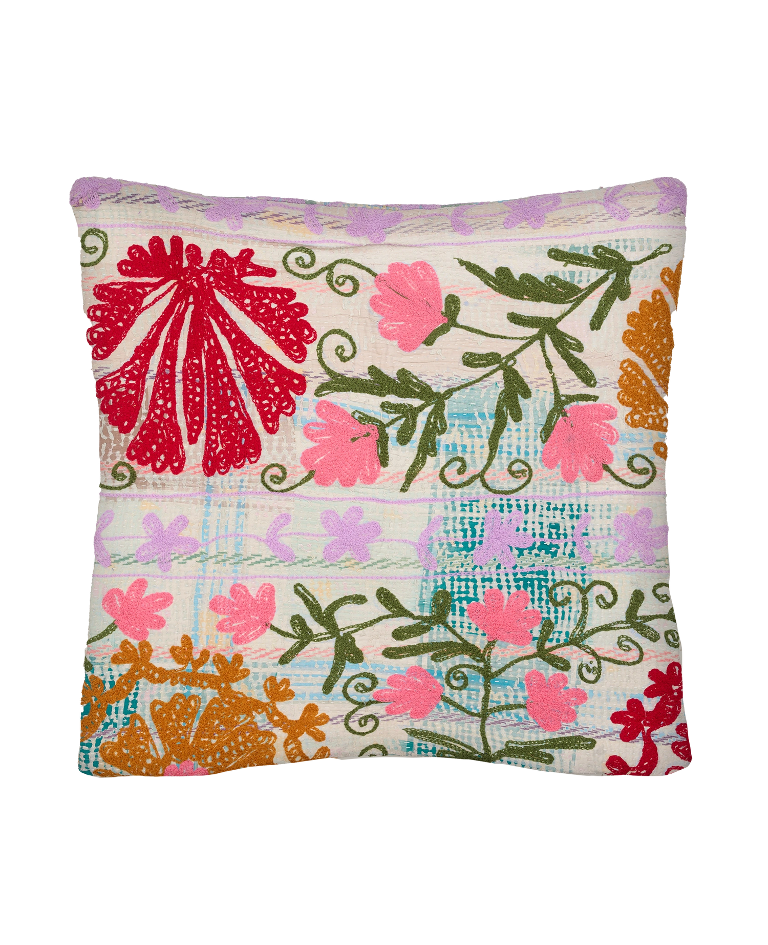Karma Suzani Pillow Case (50 x 50) - No. 127