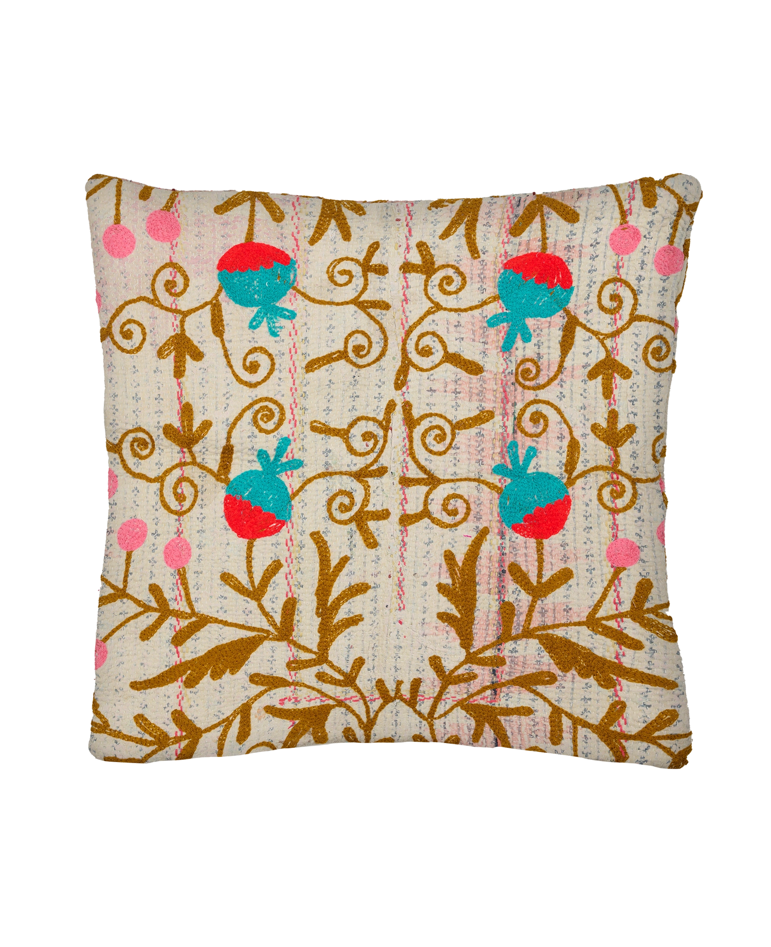 Karma Suzani Pillow Case (50 x 50) - No. 132