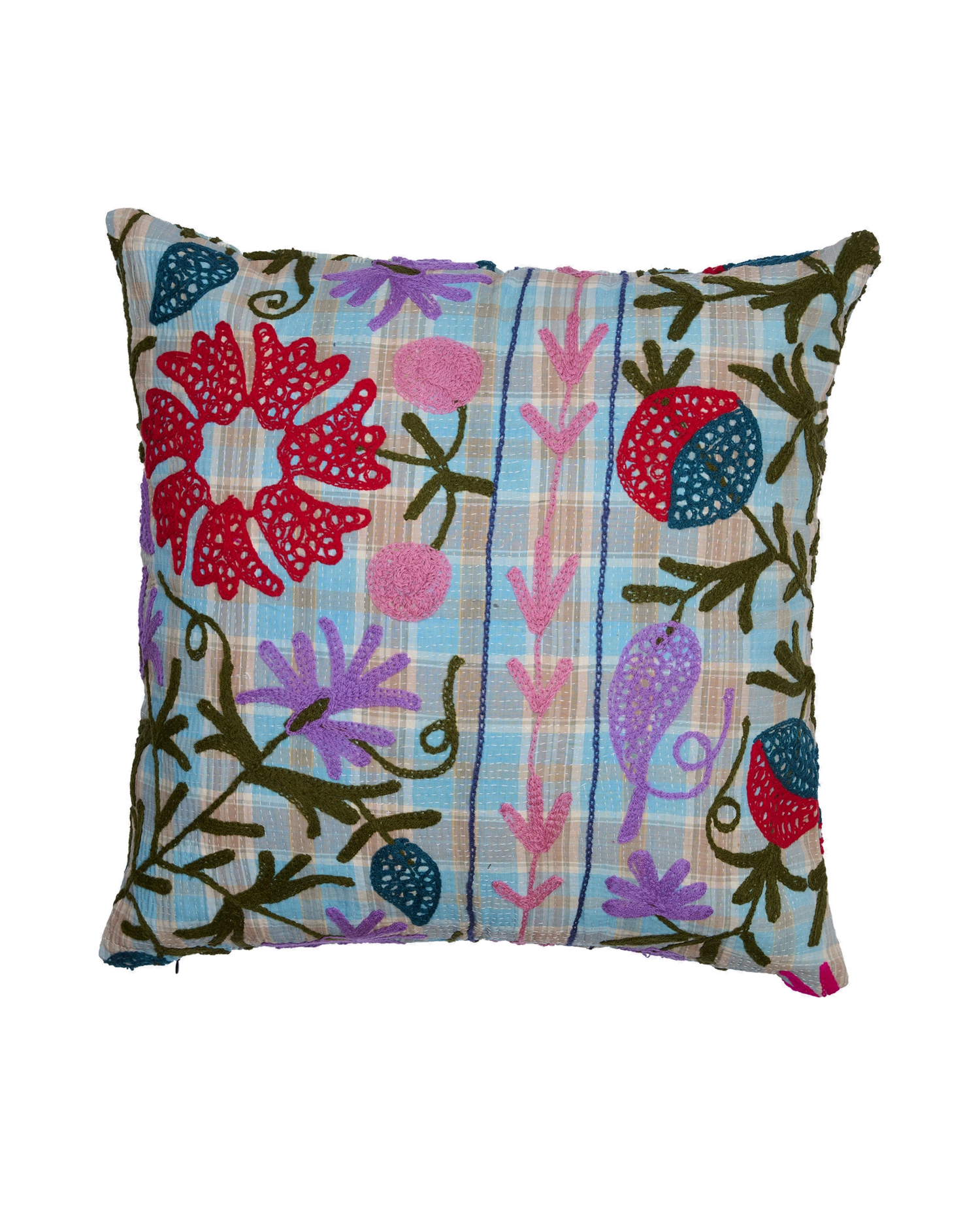 Karma Suzani Pillow Case (50 x 50) - No. 15