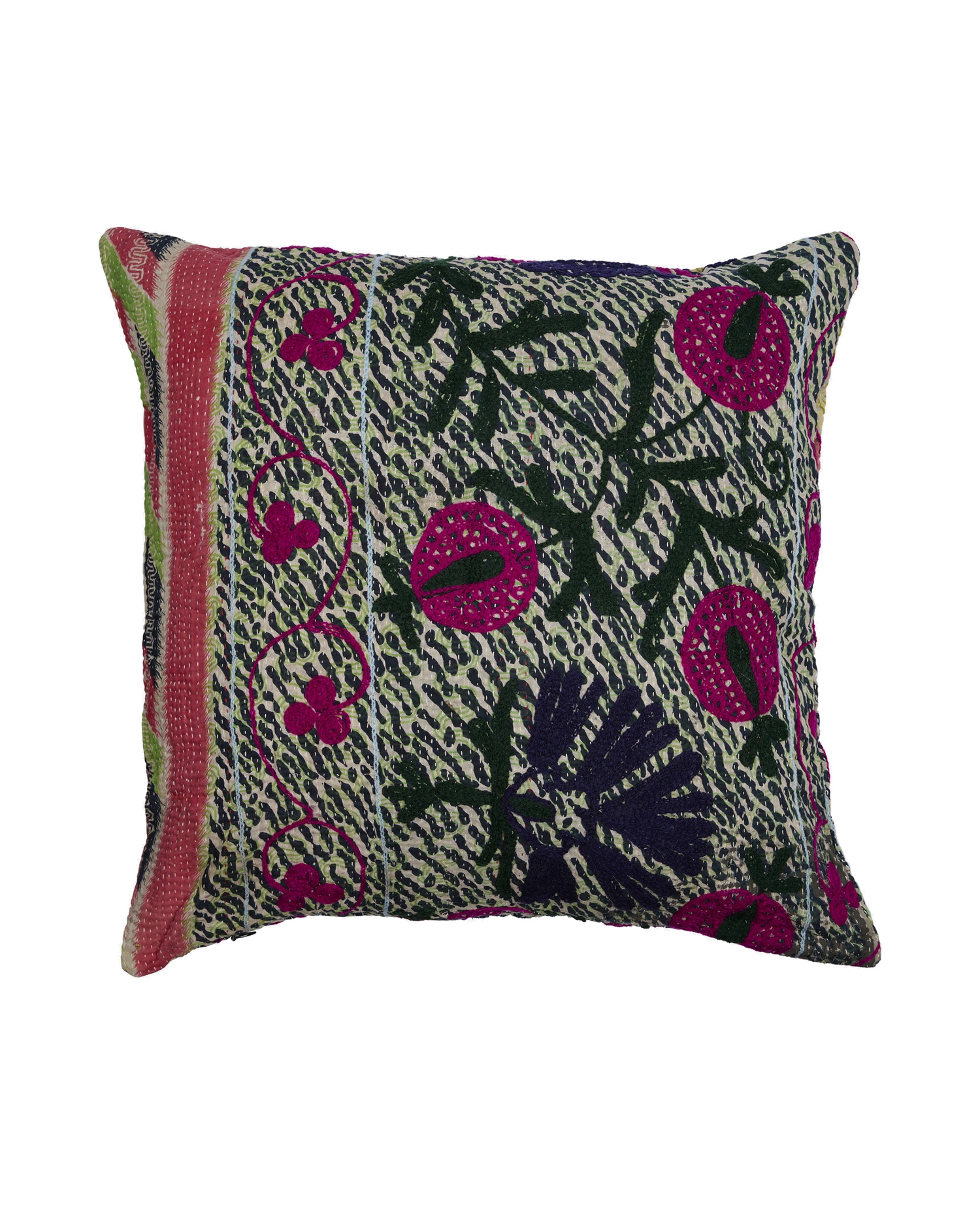 Karma Suzani Pillow Case (50 x 50) - No. 17