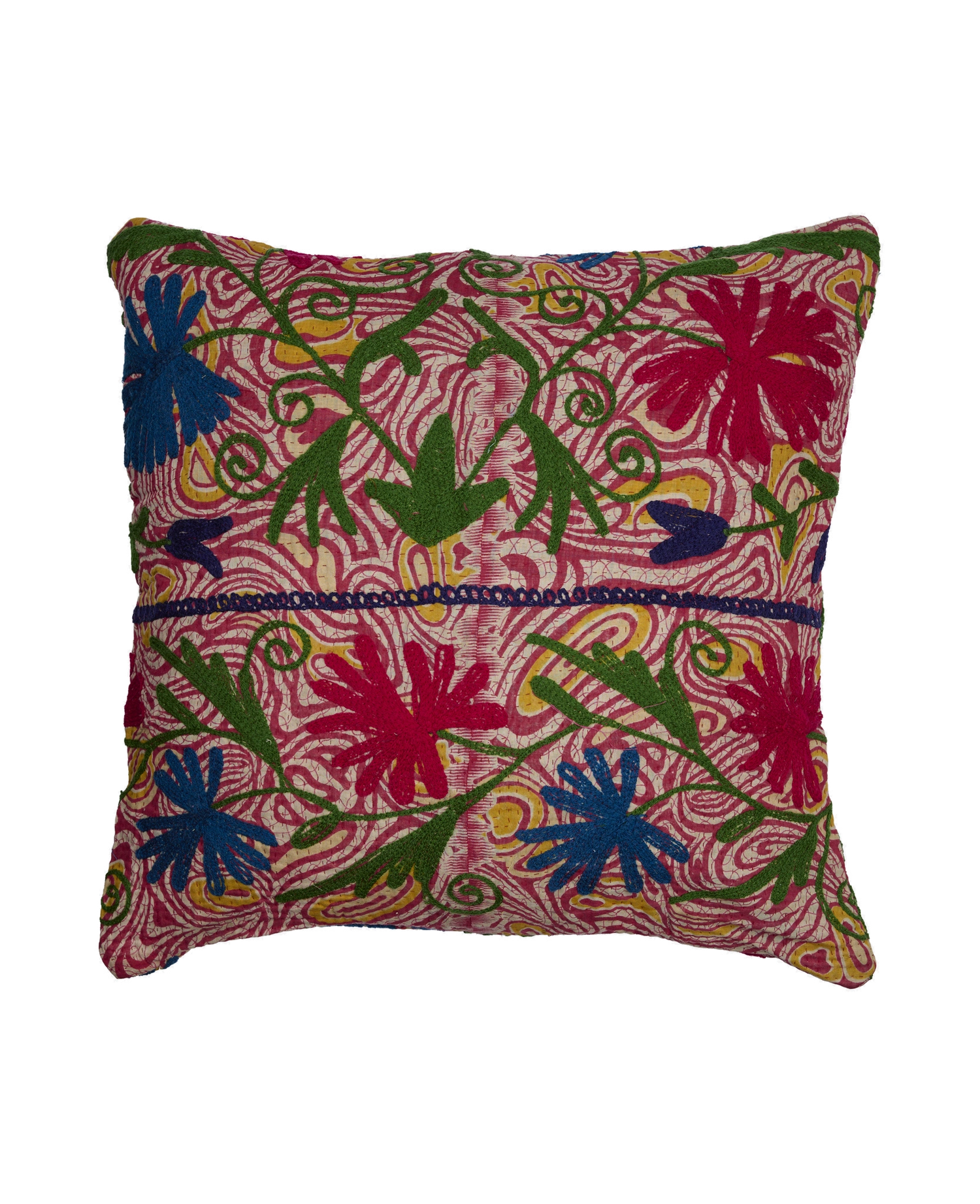 Karma Suzani Pillow Case (50 x 50) - No. 21